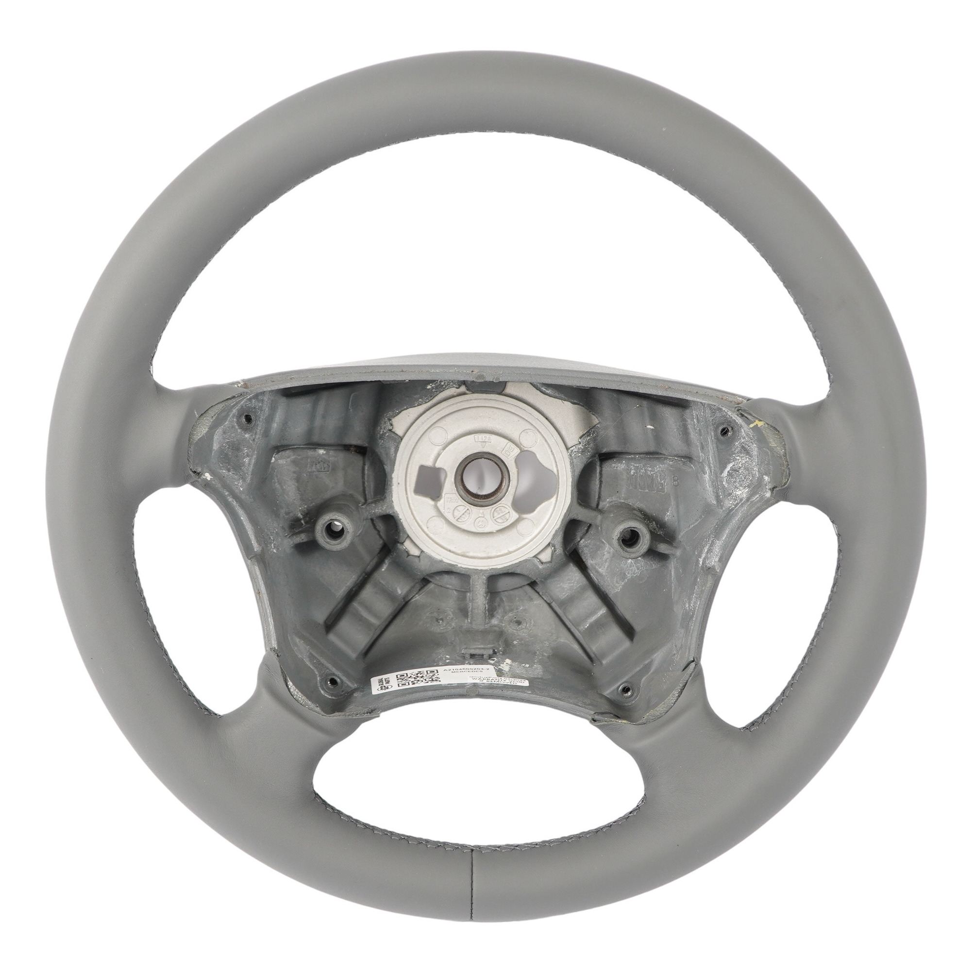 Mercedes W210 S210 CLK C208 W208 A208 NEW Grey Leather Steering Wheel