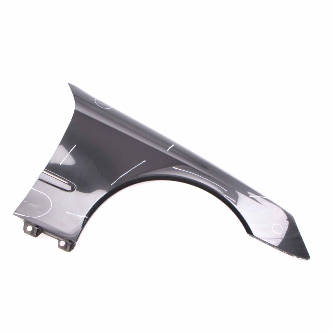 Mercedes W211 Side Panel Front Right O/S Wing Fender Obsidian Black - 197