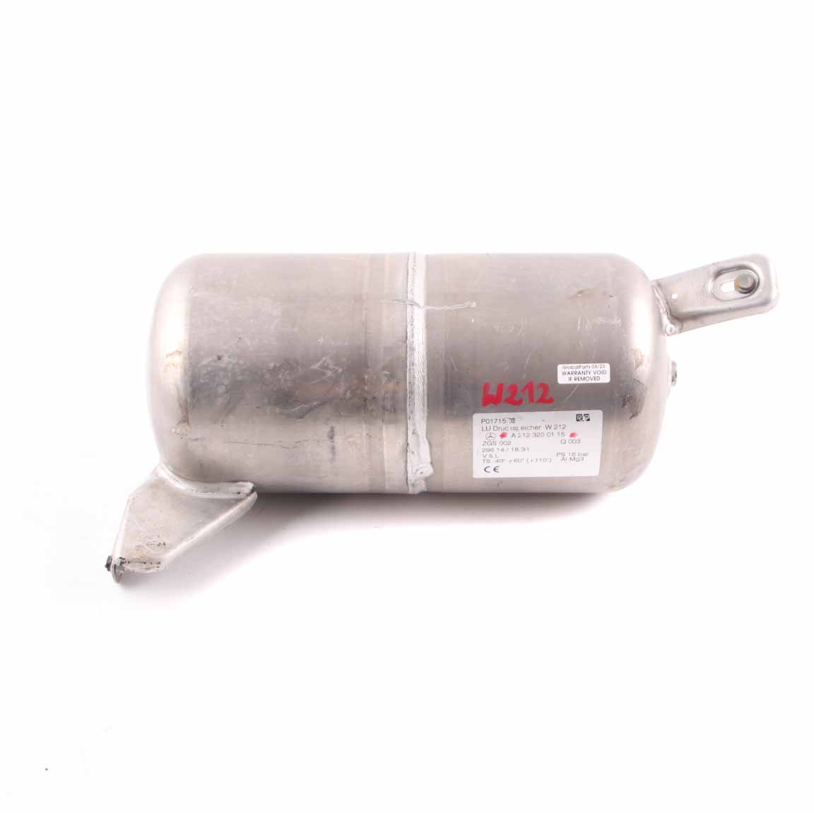 Mercedes S212 Air Suspension Pressure Reservoir Tank Accumulator A2123200115