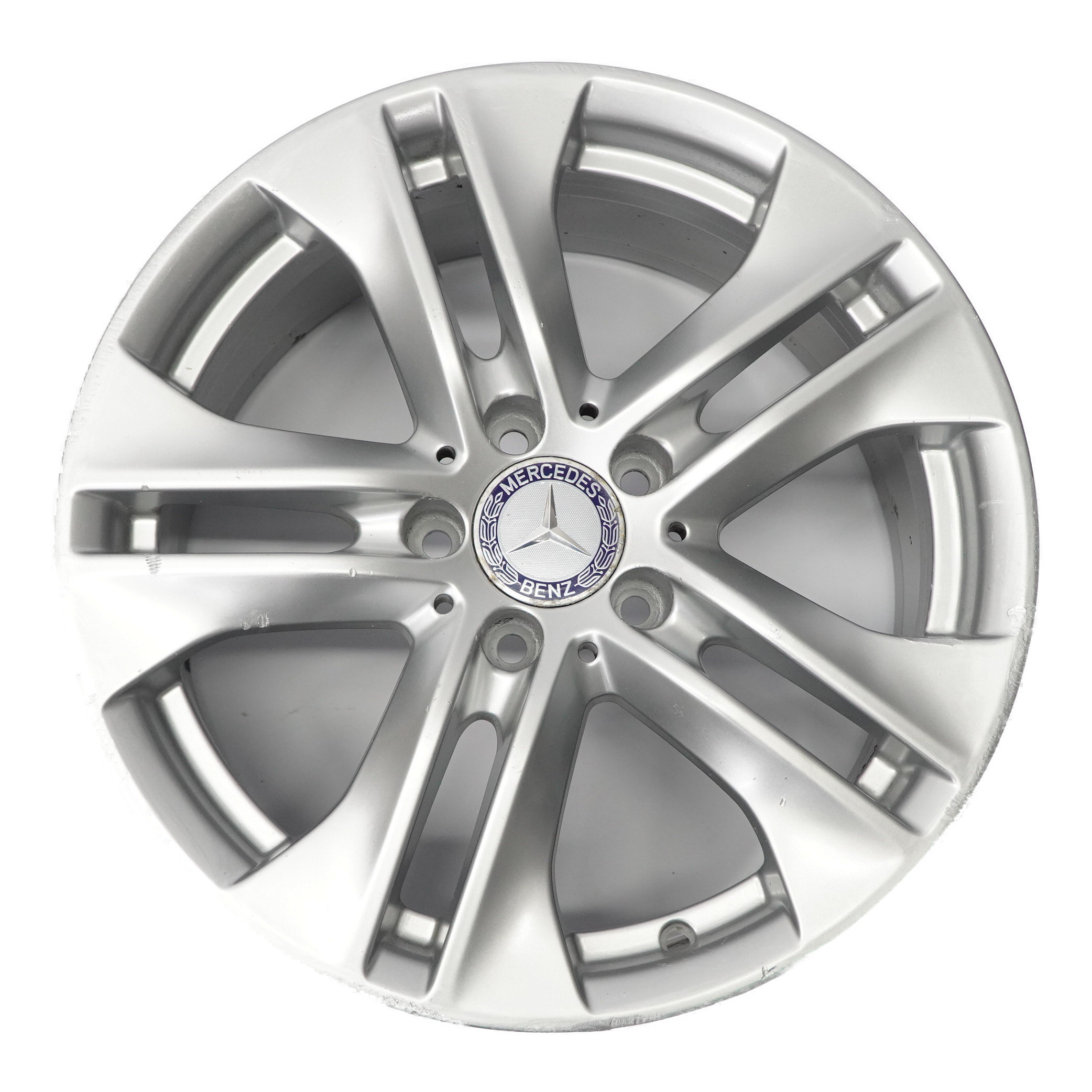 Mercedes W212 Silber Leichtmetallfelge 5-Doppelspeiche 17" ET:48 8J A2124010902