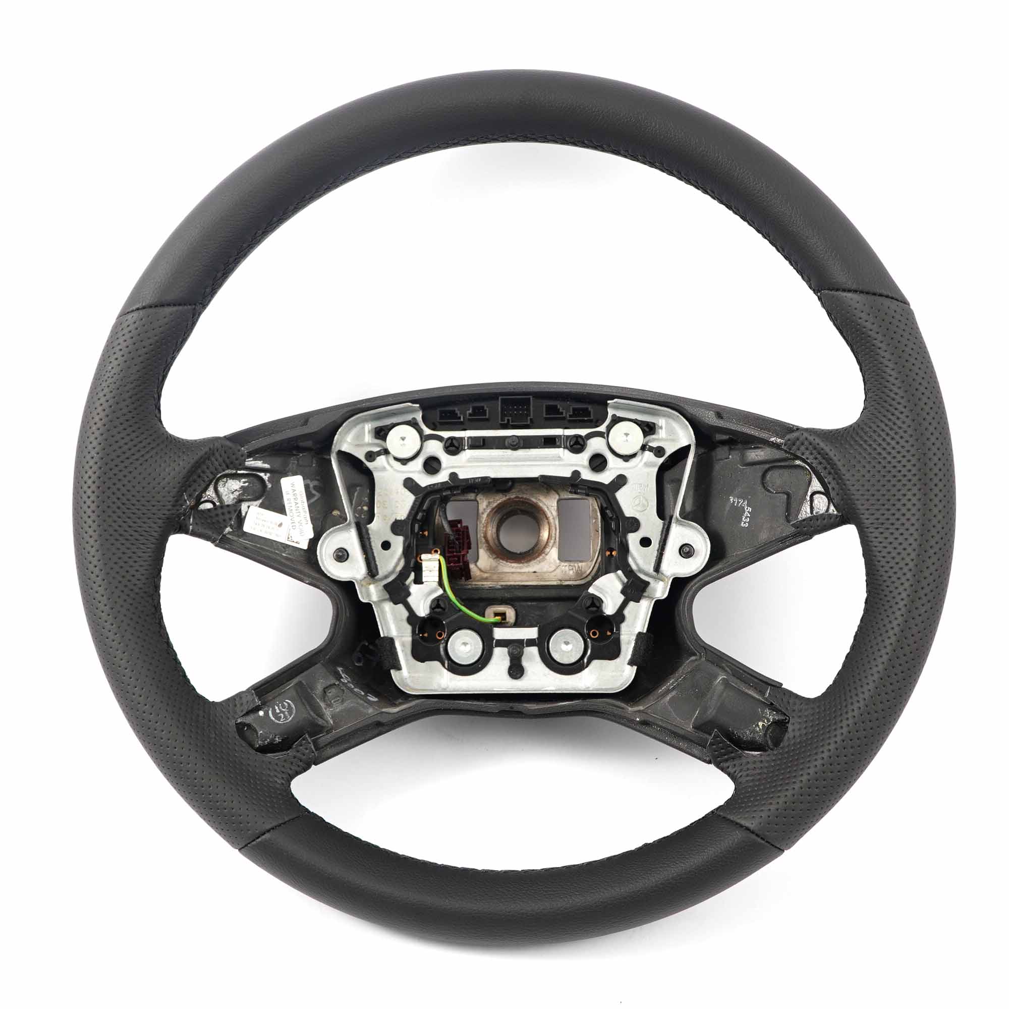 Steering Wheel Mercedes W212 NEW Black Leather with Black Thread A2124600303