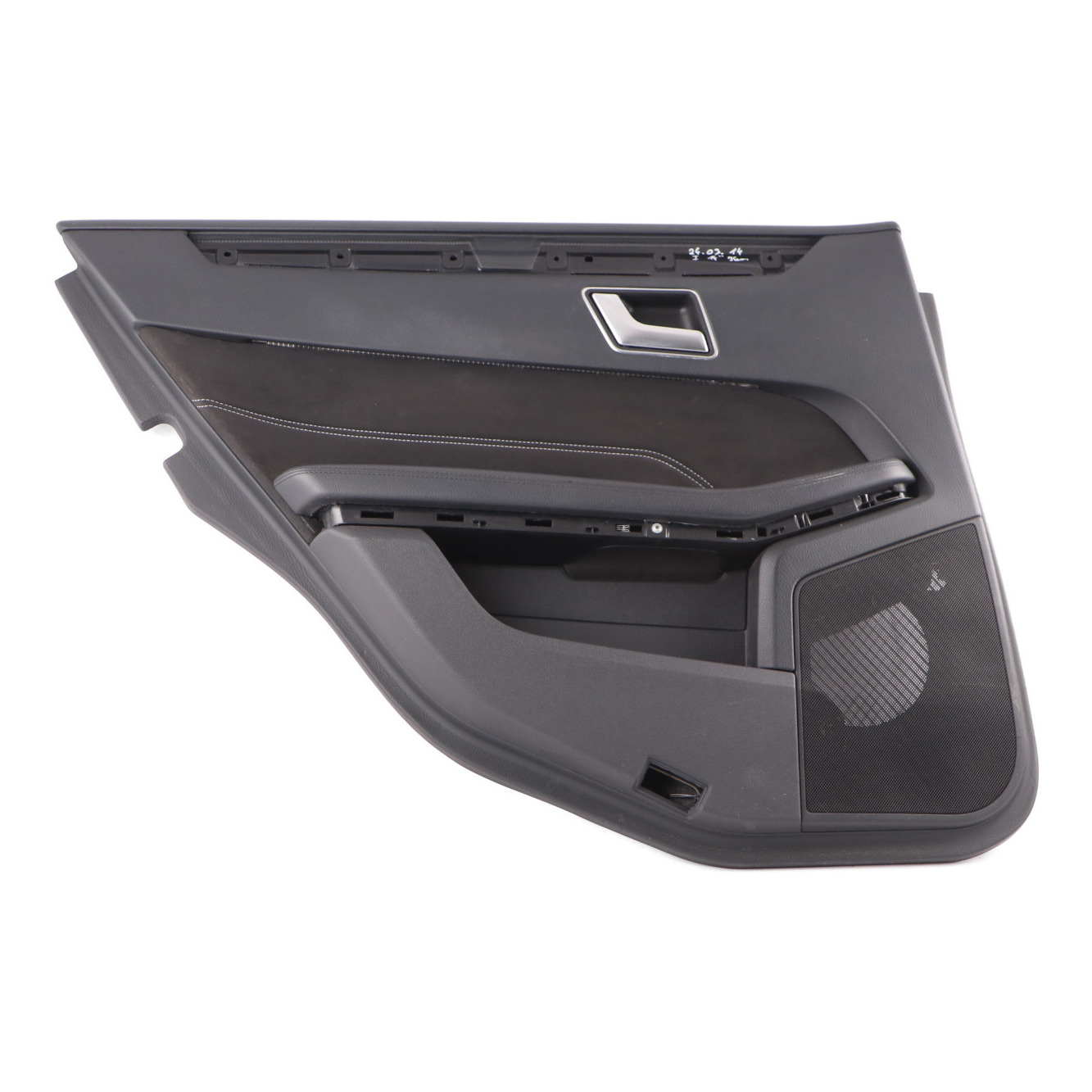 Mercedes W212 Door Card Rear Left N/S Trim Panel Cover Black Leather