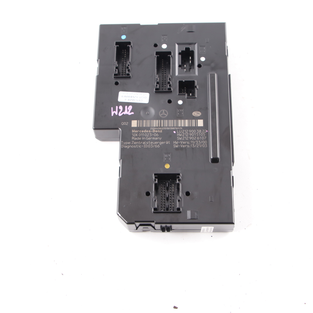 SAM Module Mercedes W212 Fuse Box Relay Control Unit A2129003822