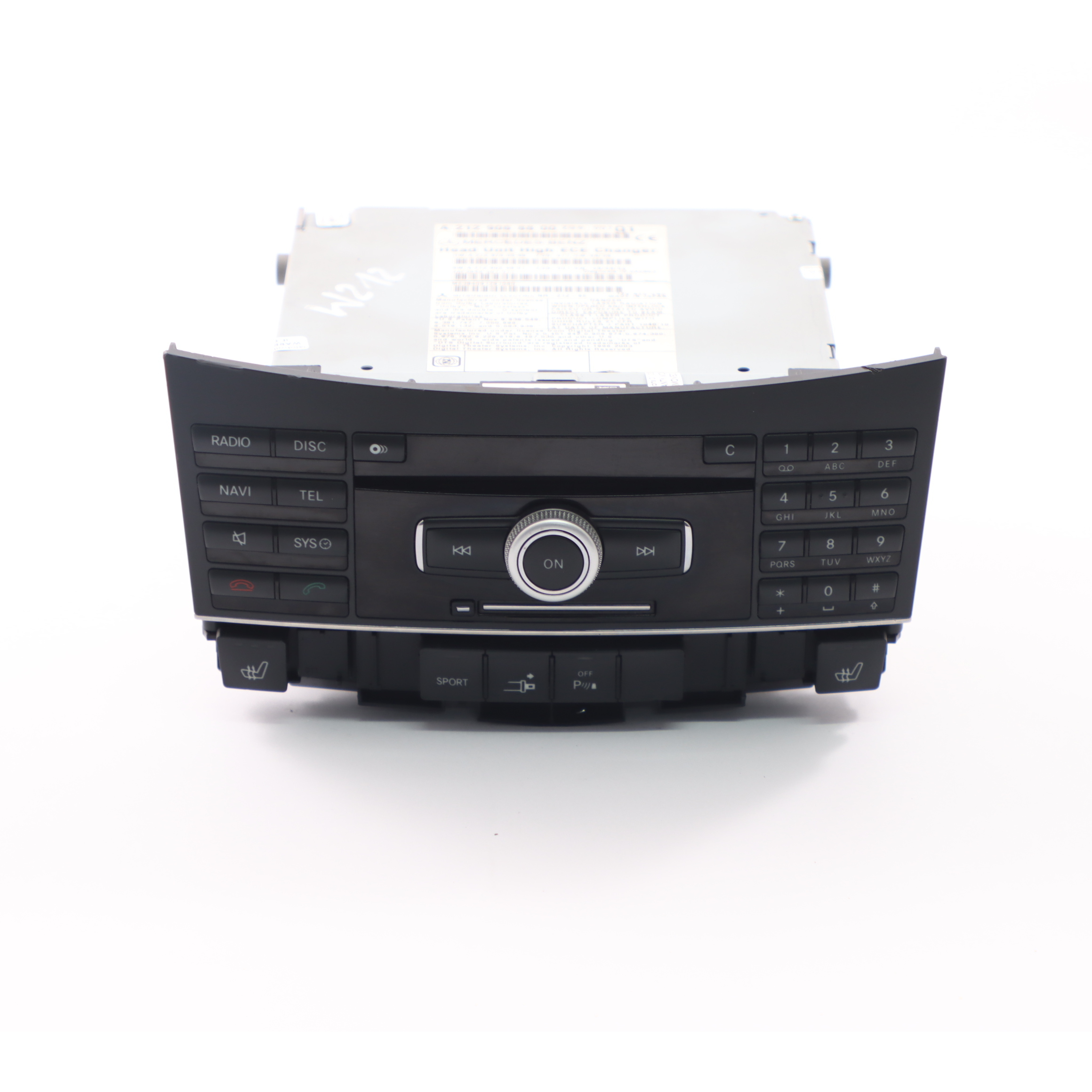 Radio Mercedes W212 COMAND Navi CD DVD Player Steuergerät A2129068800