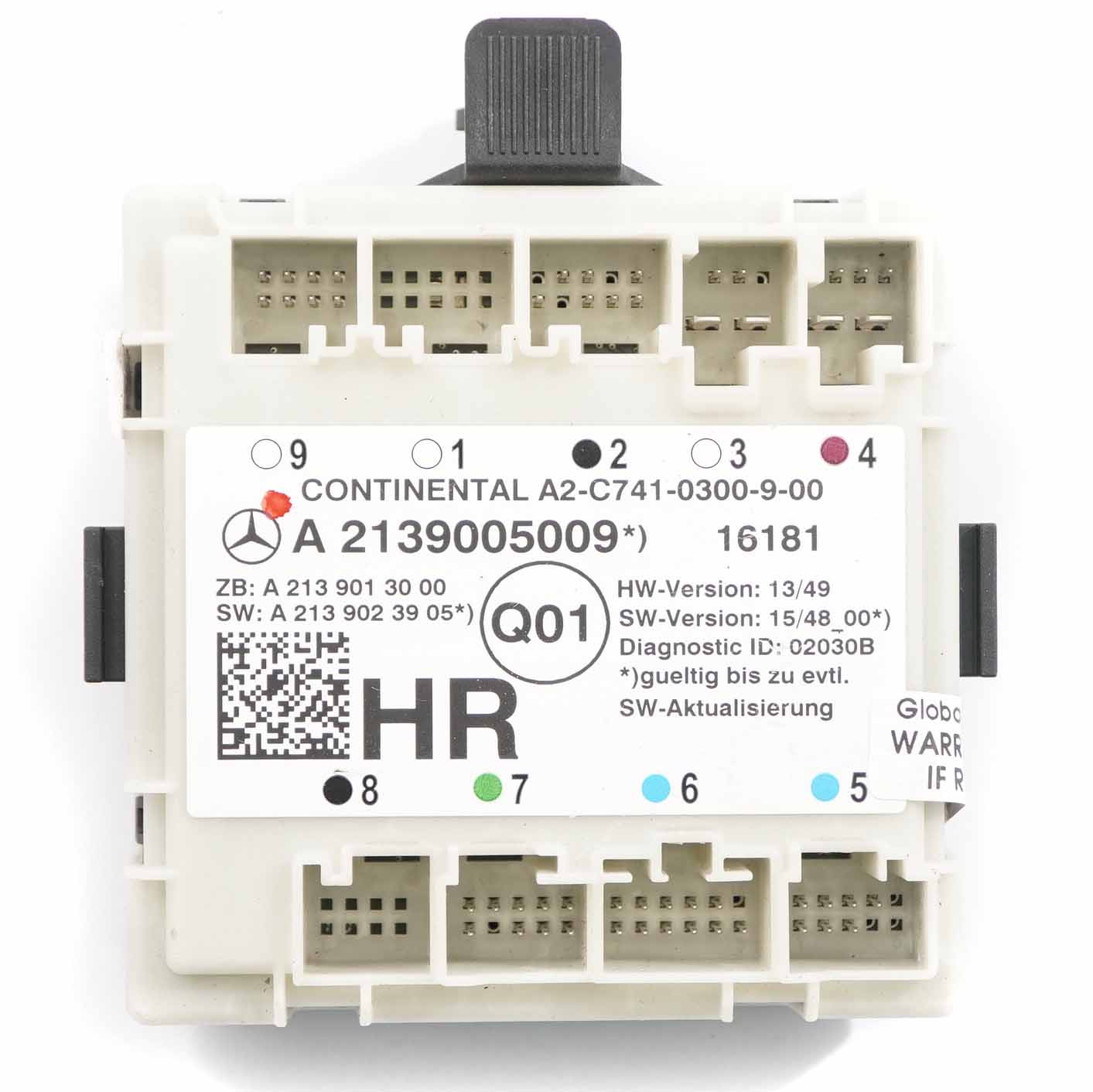 Mercedes W213 Door Module Rear Right O/S Control Unit A2139005009