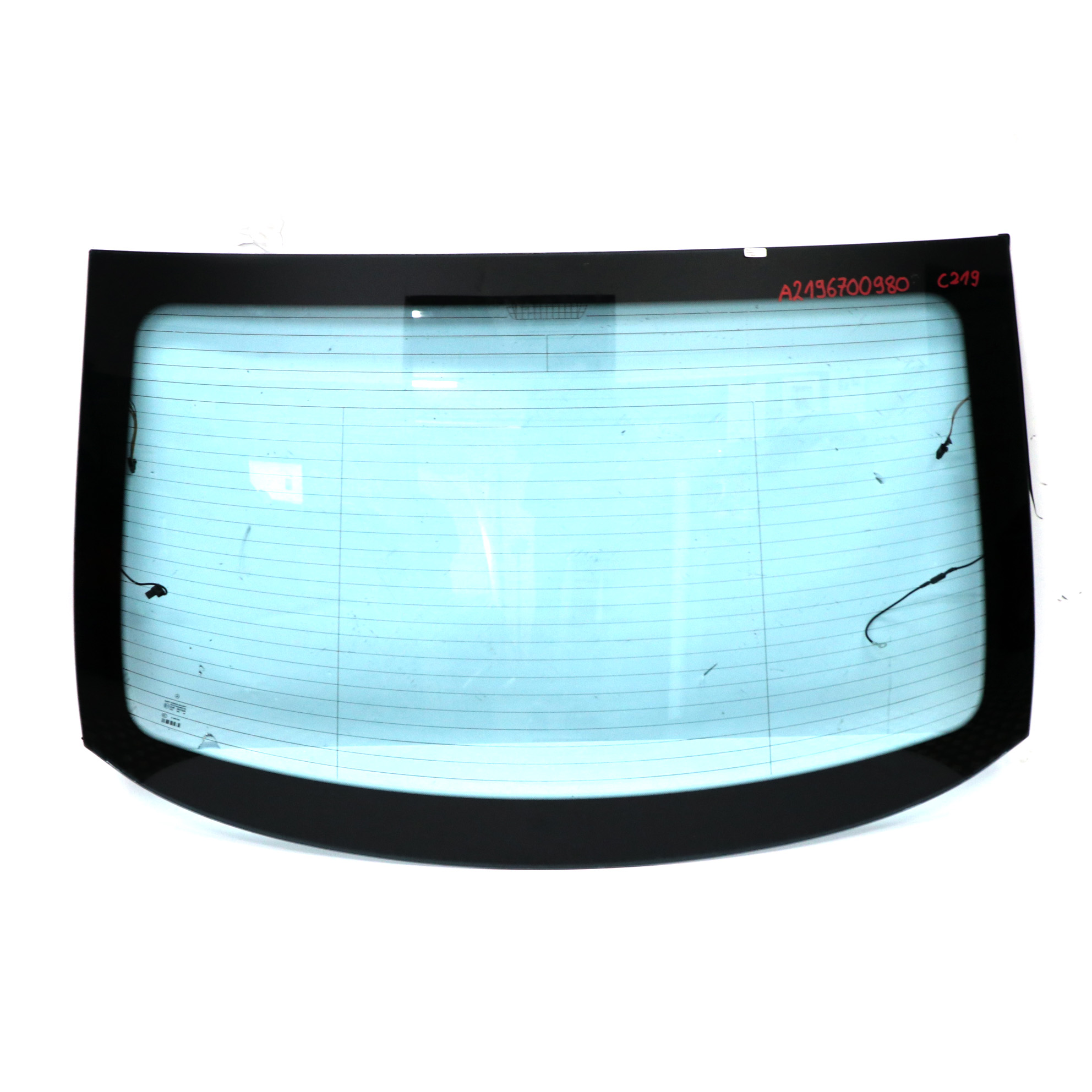 Mercedes CLS W219 Rear Window Glass AS2 Blue Heat Absorbing Glazing A2196700980