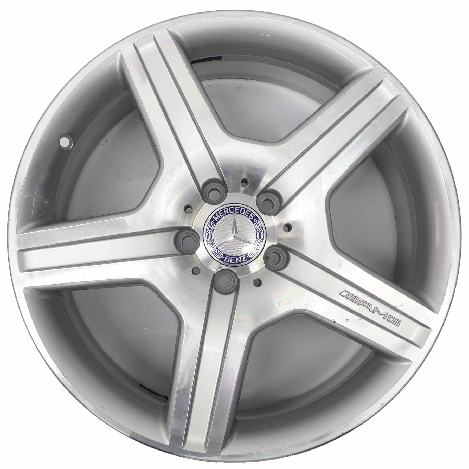 Mercedes W221 AMG Silver Alloy Wheel Rim 19" 8,5J ET:43 A2214012602