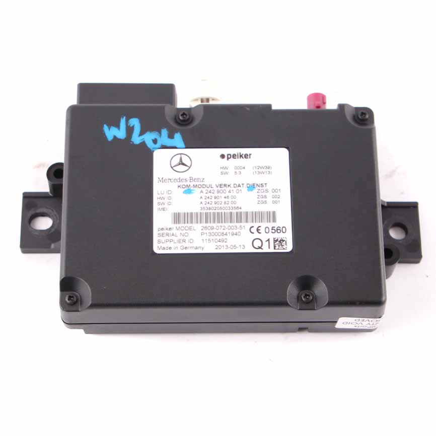 Mercedes W204 W212 Telephone Control Unit Module ECU A2429004101