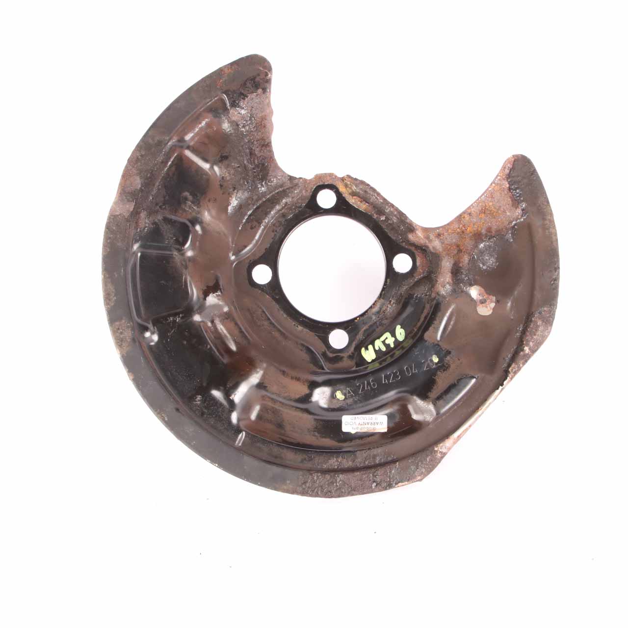 Brake Disc Plate Mercedes W176 W246 Rear Left N/S Protection Plate A2464230420