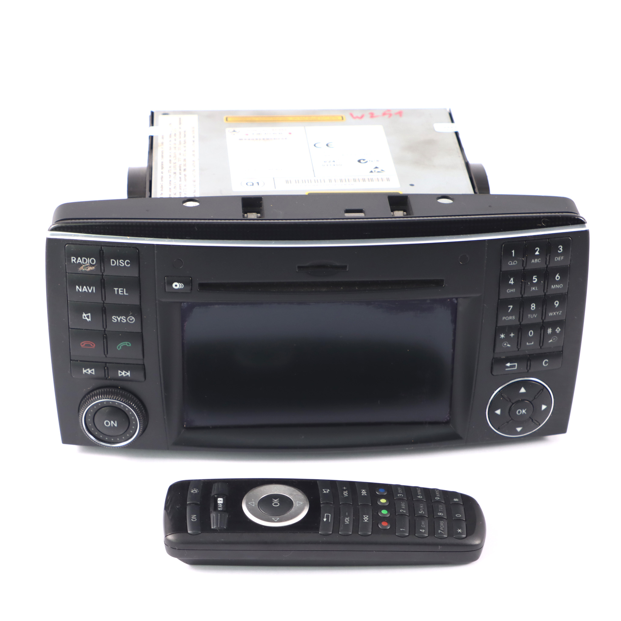 Mercedes W251 Navigation Media Head Unit Radio Sat Nav Fernbedienung A2518705094