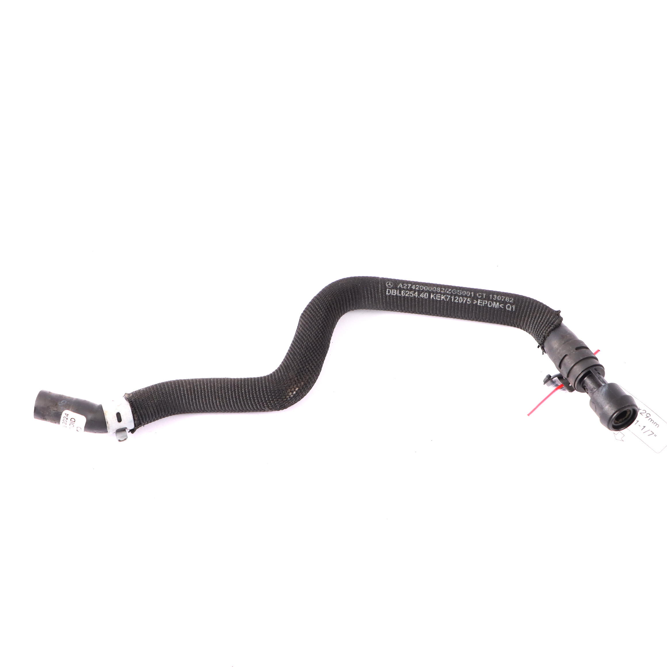 Coolant hose Mercedes W204 Petrol M274 Cylinder Head Water Line A2742000982