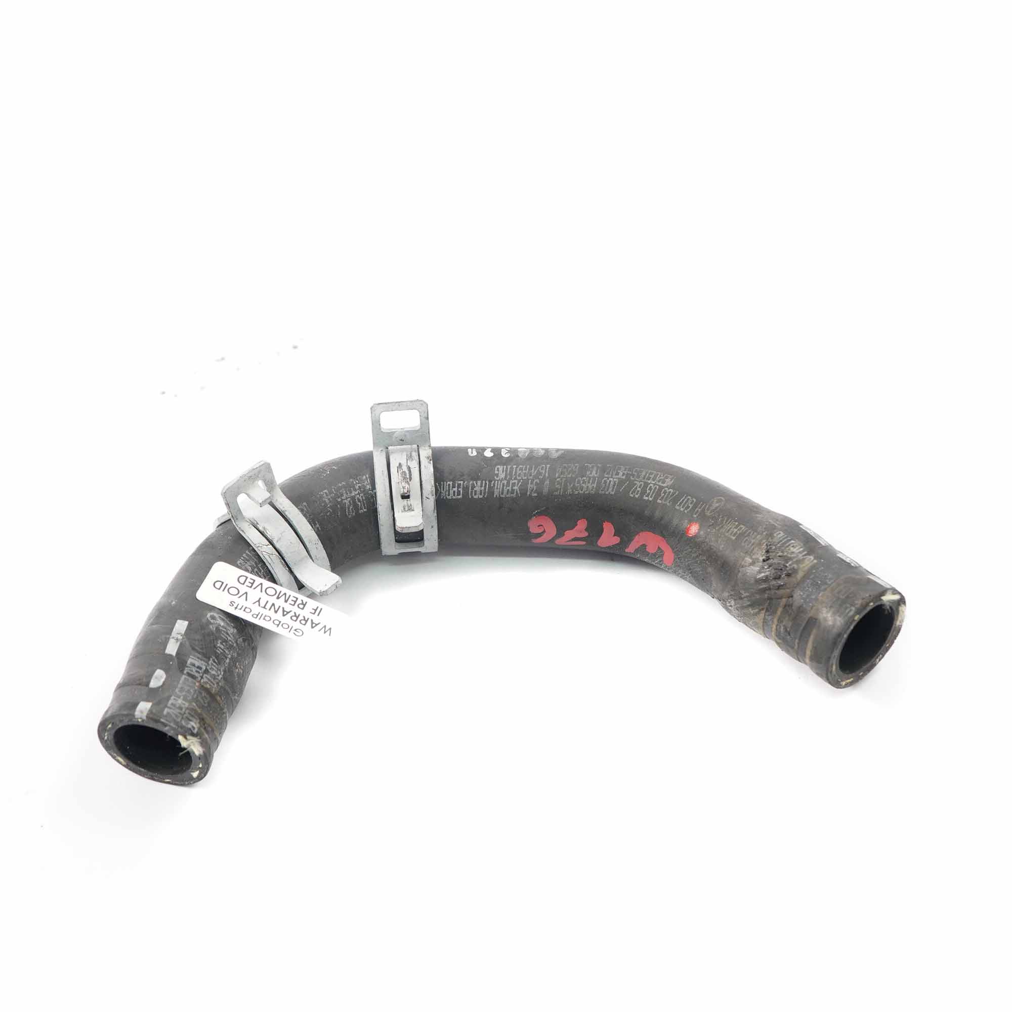 Water Pipe Mercedes W176 OM607 Radiator Coolant Hose Engine Cooling A6072030382