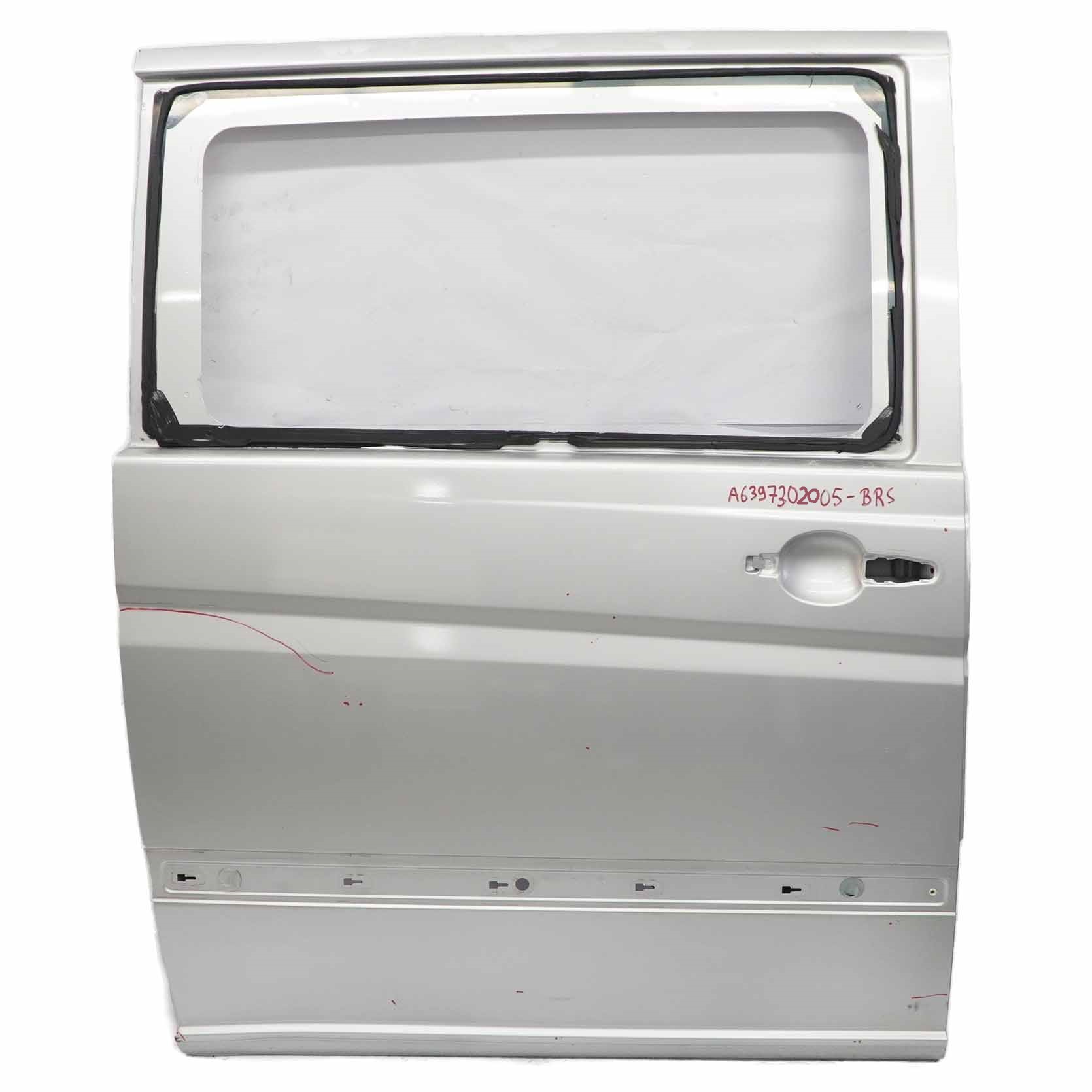 Mercedes Vito W639 Sliding Door Rear Right O/S Brilliant Silver Metallic - 9744