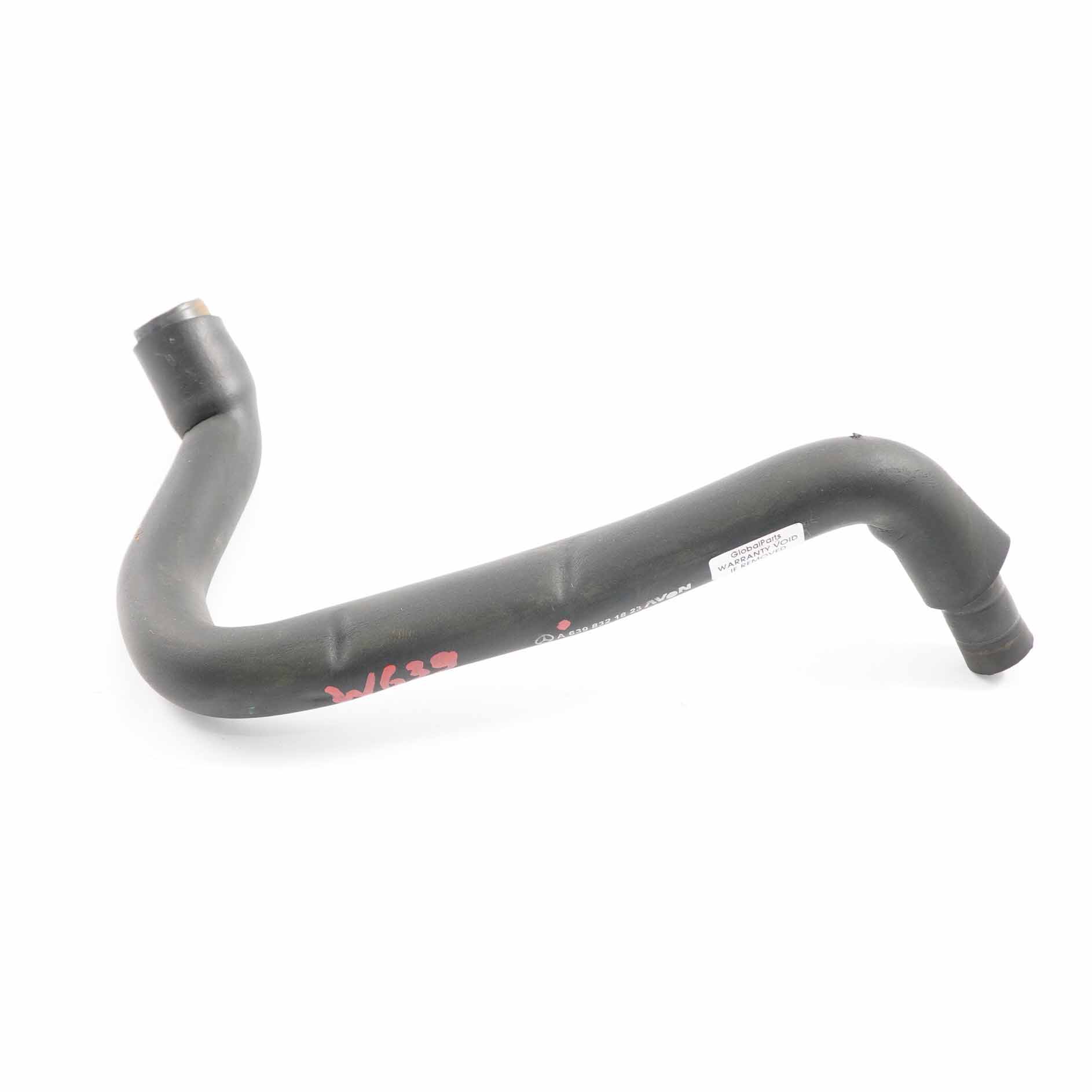 Water Hose Mercedes Vito W639 Cooling Radiator Coolant Pipe Hose A6398321823