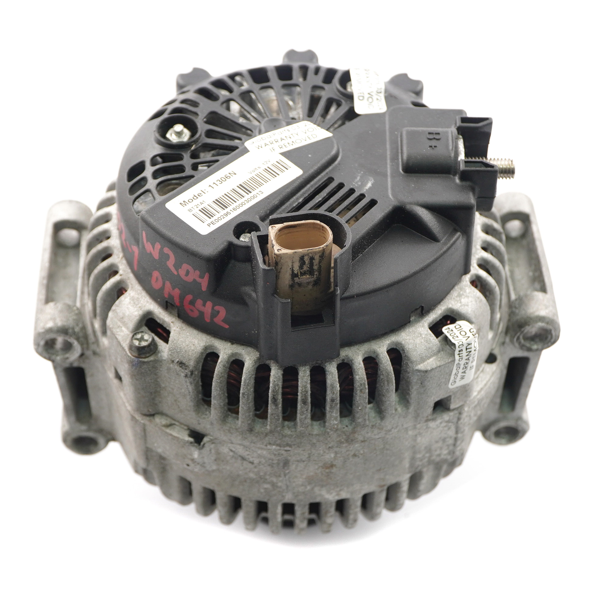 Mercedes W164 W204 W211 OM642 Diesel Alternator Generator A6421540402