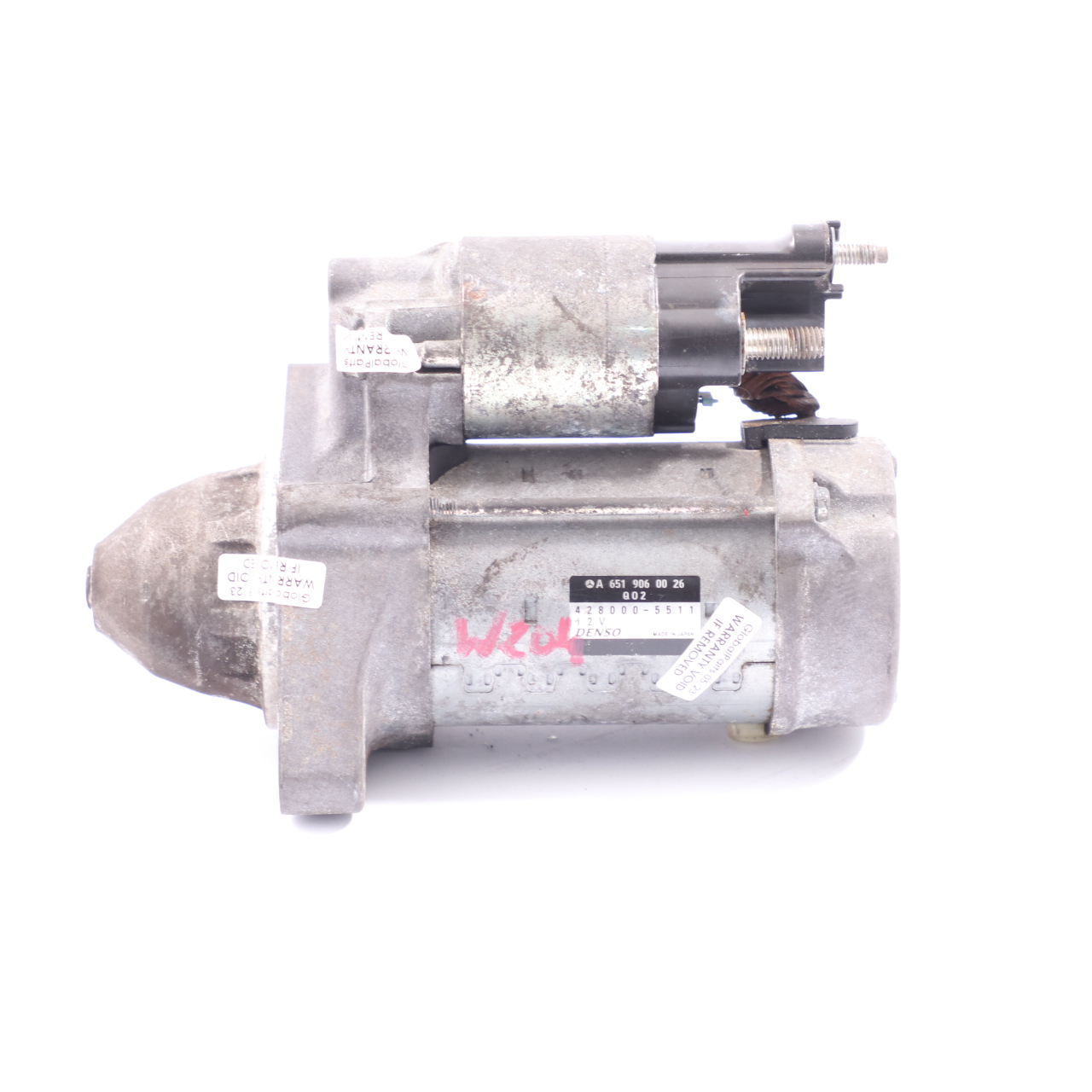 Starter Motor Mercedes W204 W212 W639 OM651 Diesel Engine DENSO A6519060026