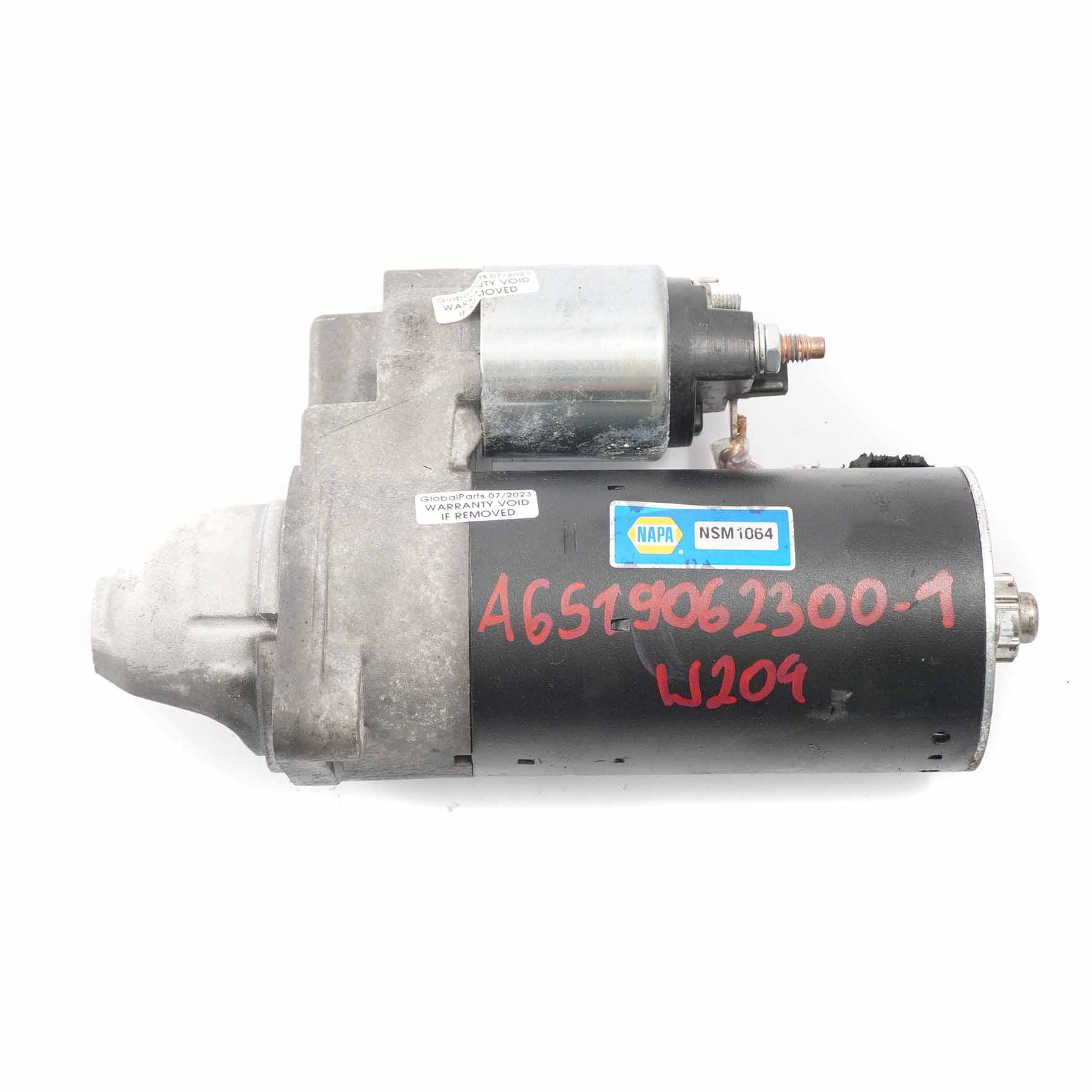 Starter Motor Mercedes W204 W212 OM651 Diesel Engine Starter NAPA A6519062300