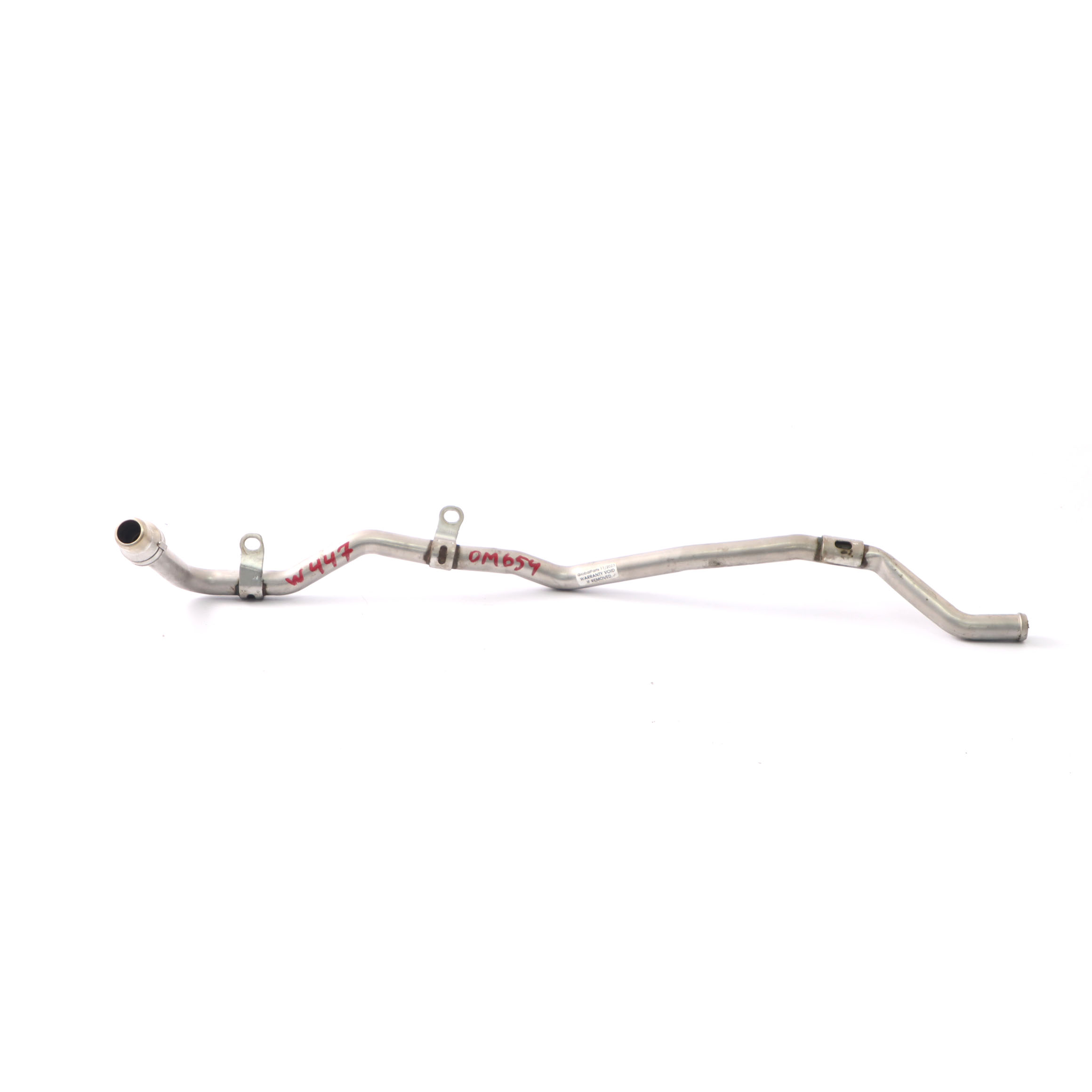 Mercedes W205 W447 OM654 Water Hose Engine Cooling Coolant Pipe Line A6542039600