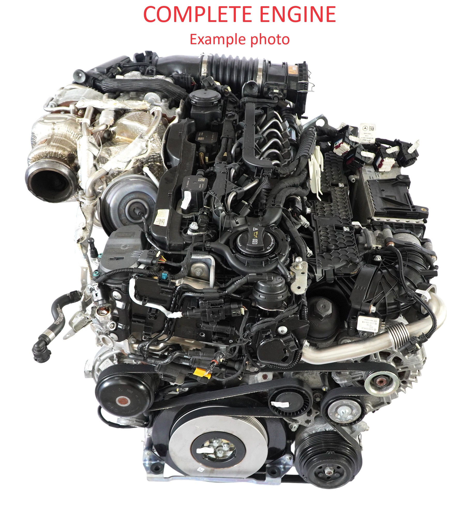 Mercedes C167 W213 C238 C257 350 400 d Bare Engine 656929 656.929 59k, WARRANTY