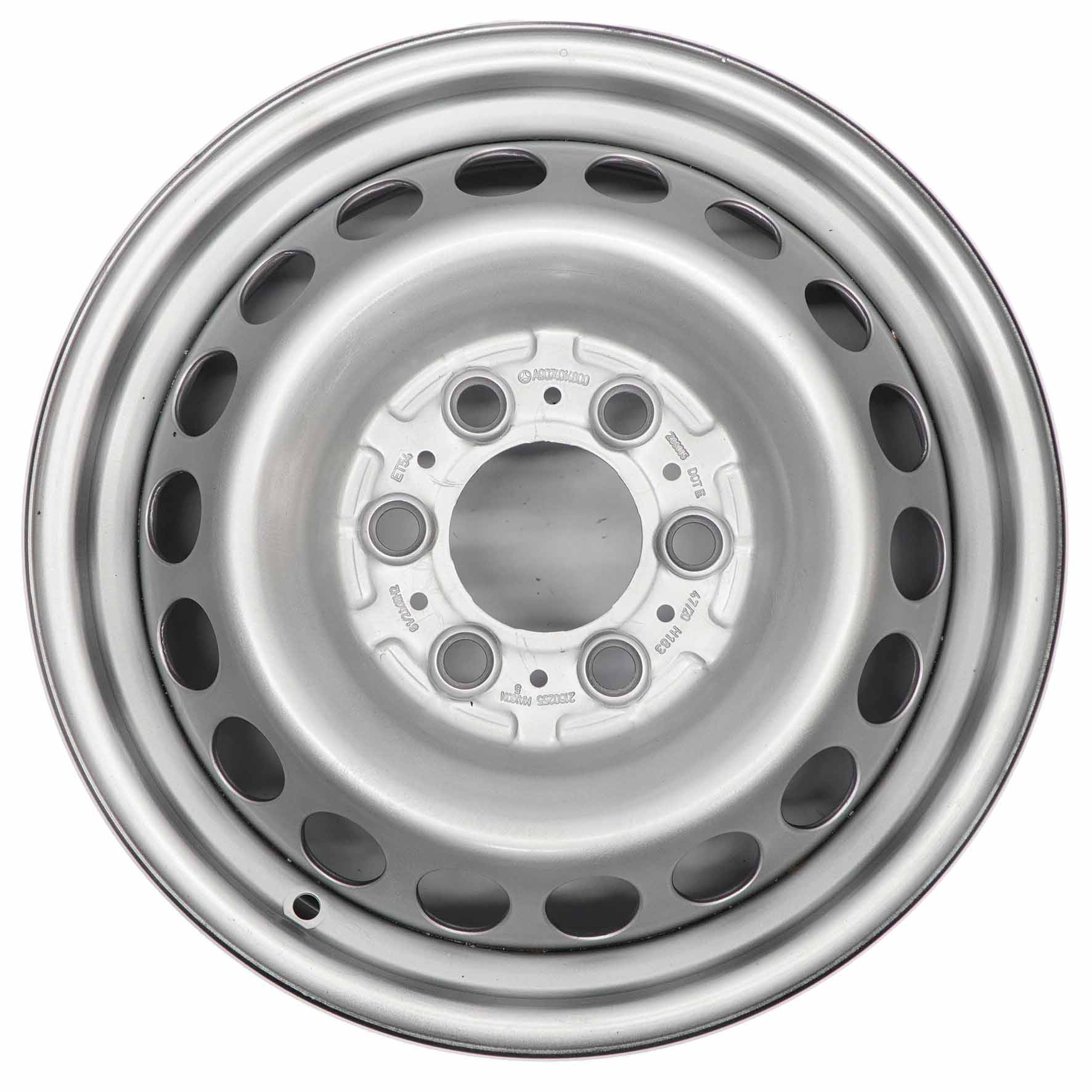 Mercedes W907 Silver Steel Rim Wheel 16" 6,5J ET:54 A9074014800