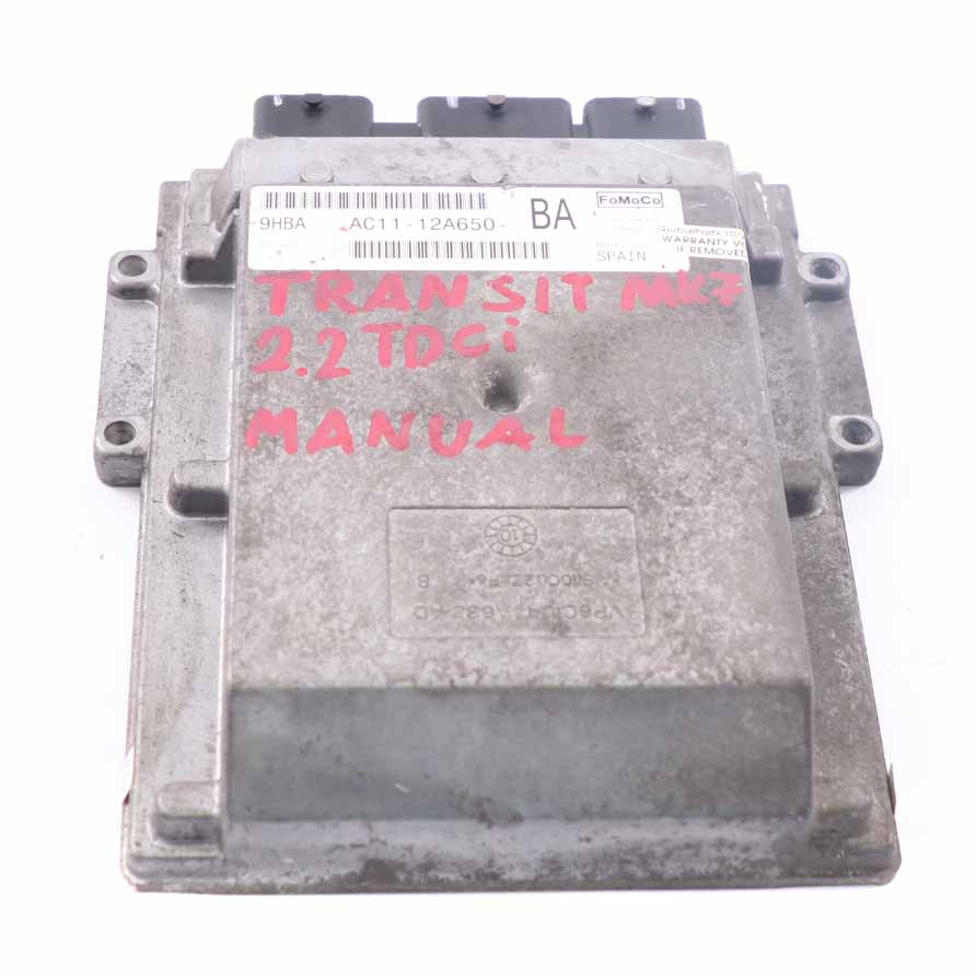 Ford Transit MK7 2.2 TDCI Diesel Engine Control Unit Module ECU AC11-12A650-BA