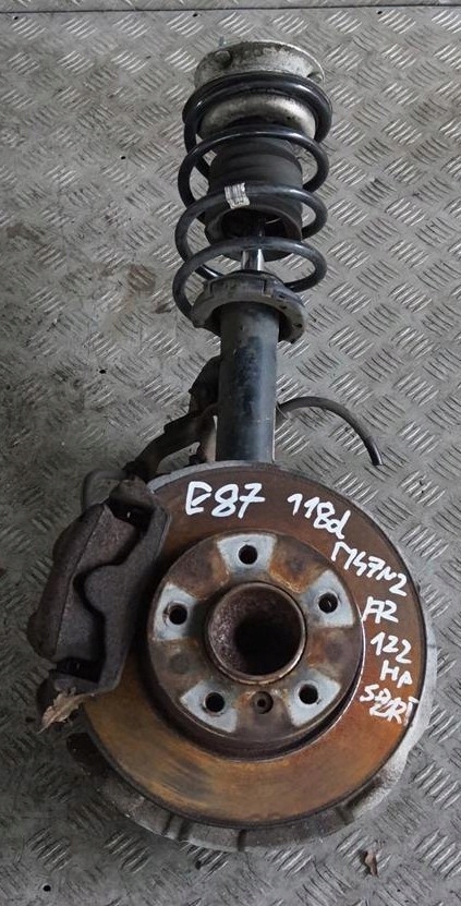 BMW 1 SERIES E87 118d M47N2 Front Right O/S Spring Strut Brake Suspension Leg