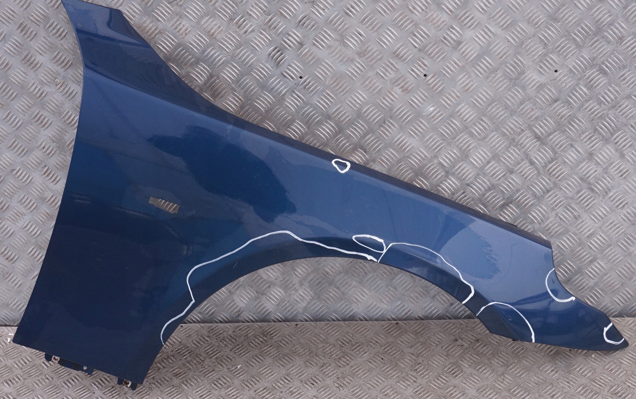 BMW 5 Series E60 E61 Front Right Wing Fender Side Panel O/S Mysticblau Blue