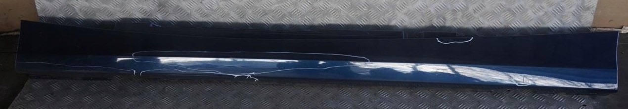 BMW 1 E87 LCI Sill Strip Side Skirt Left N/S Tiefseeblau Deep Sea Blue A76