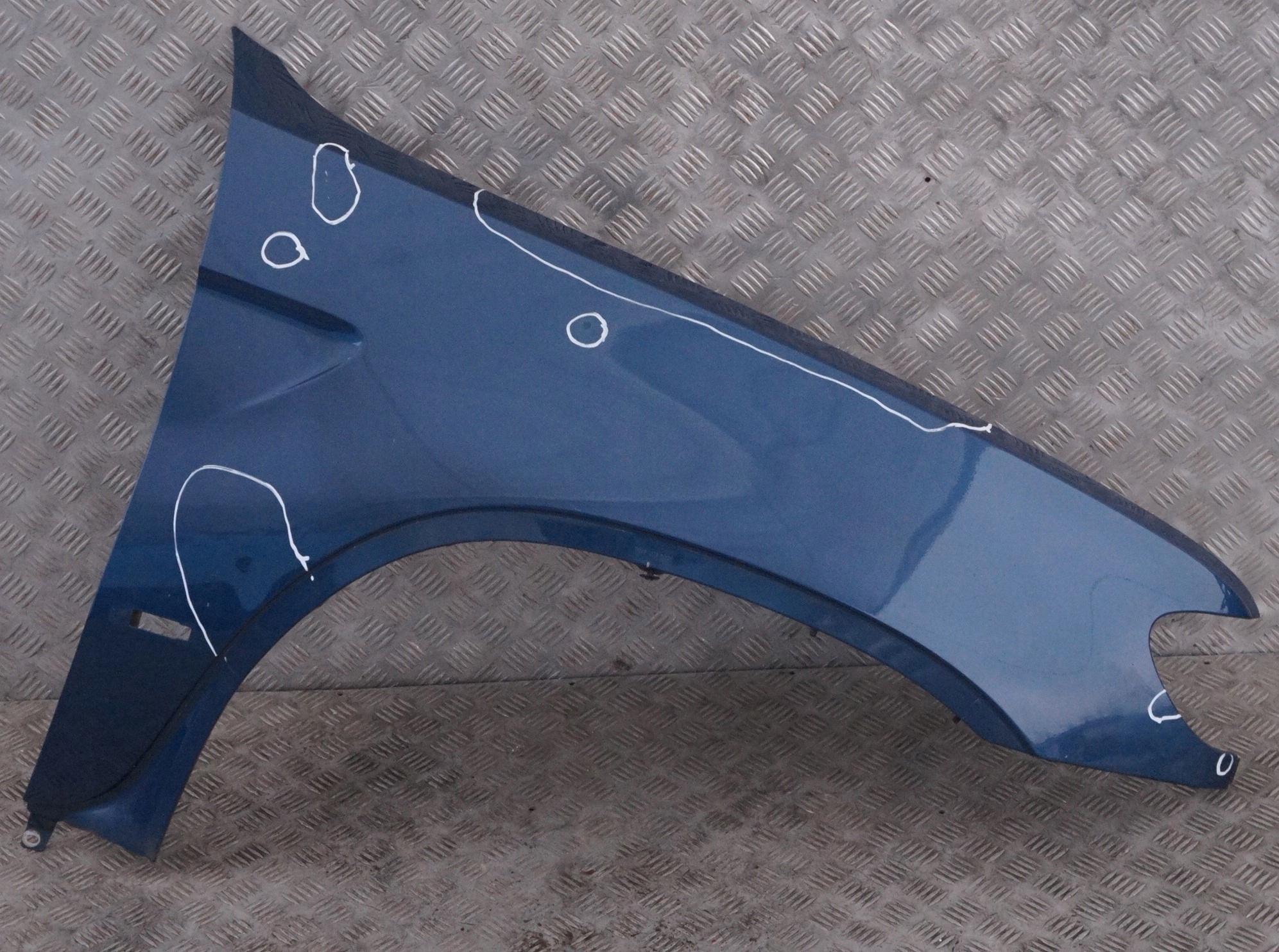 BMW X5 Series 3 E53 Side Panel Wing Fender Front Right O/S Topasblau Topaz Blue