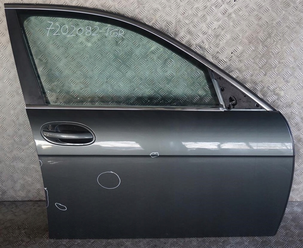 BMW E65 Drzwi prawe przednie przód Titangrau