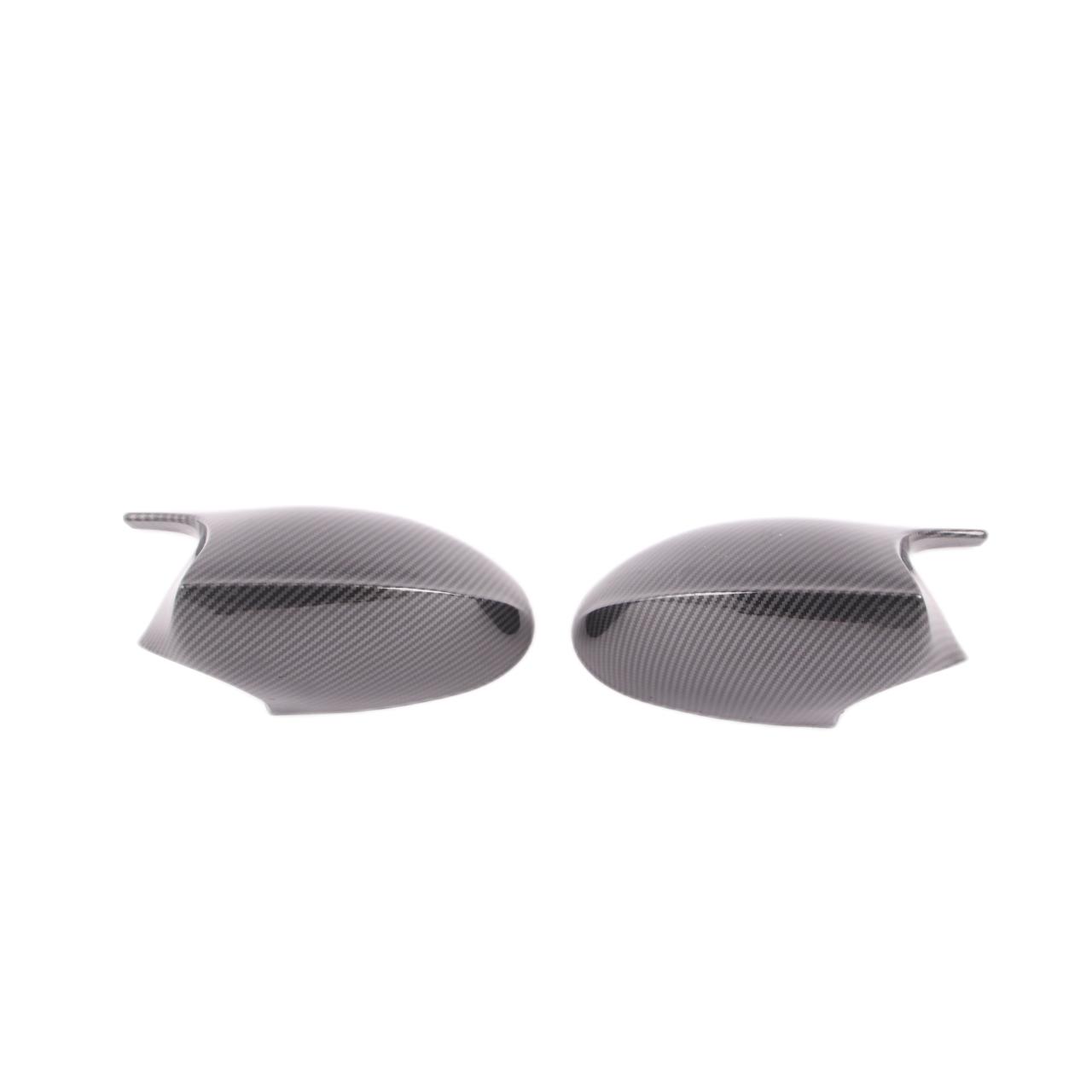 BMW E92 E93 Wing Mirror Cover Left Right Cap N/O/S Casing Carbon Set