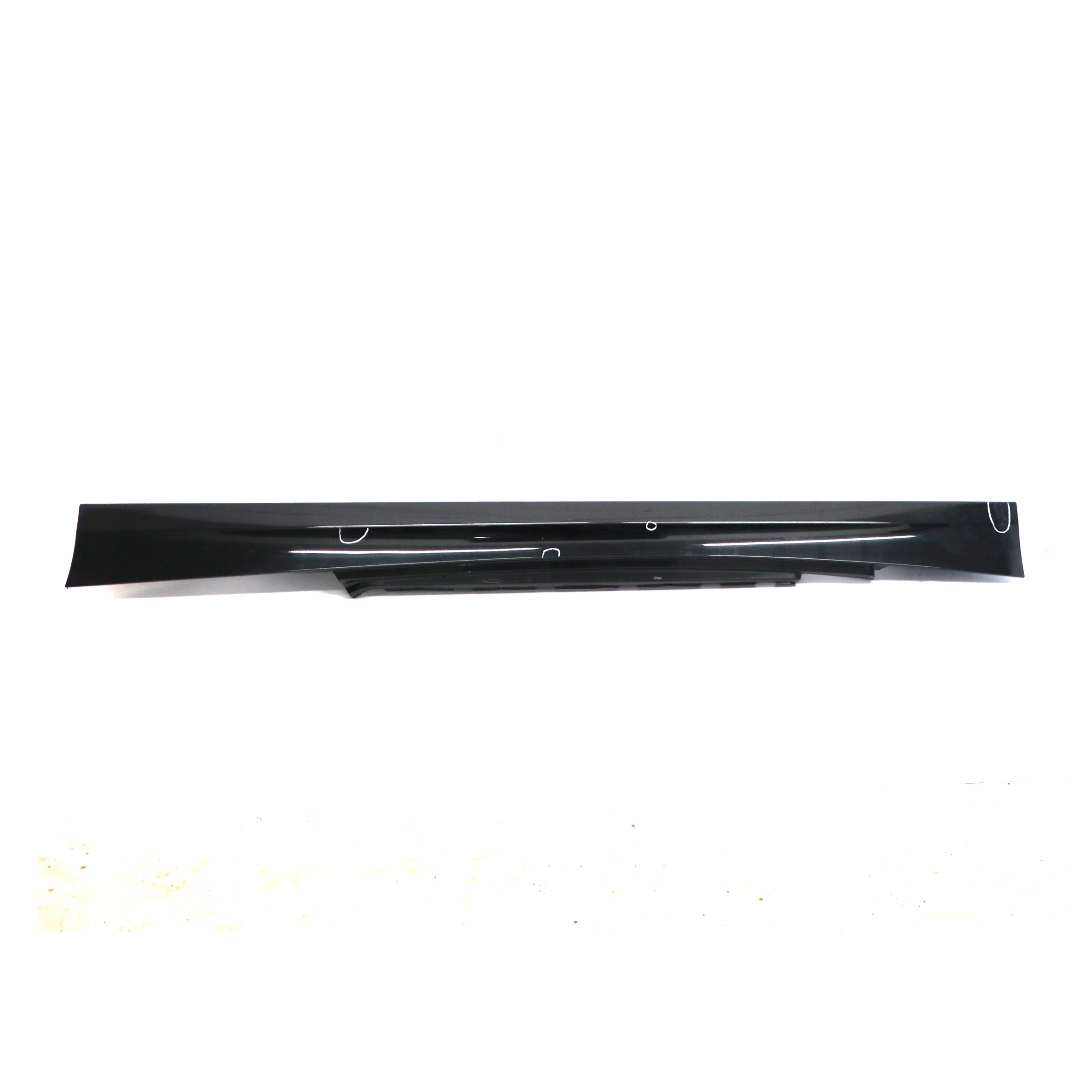 £BMW 1 SERIES E81 E82 E88 Sill Strip Side Skirt Left N/S Schwarz 2 Black - 668