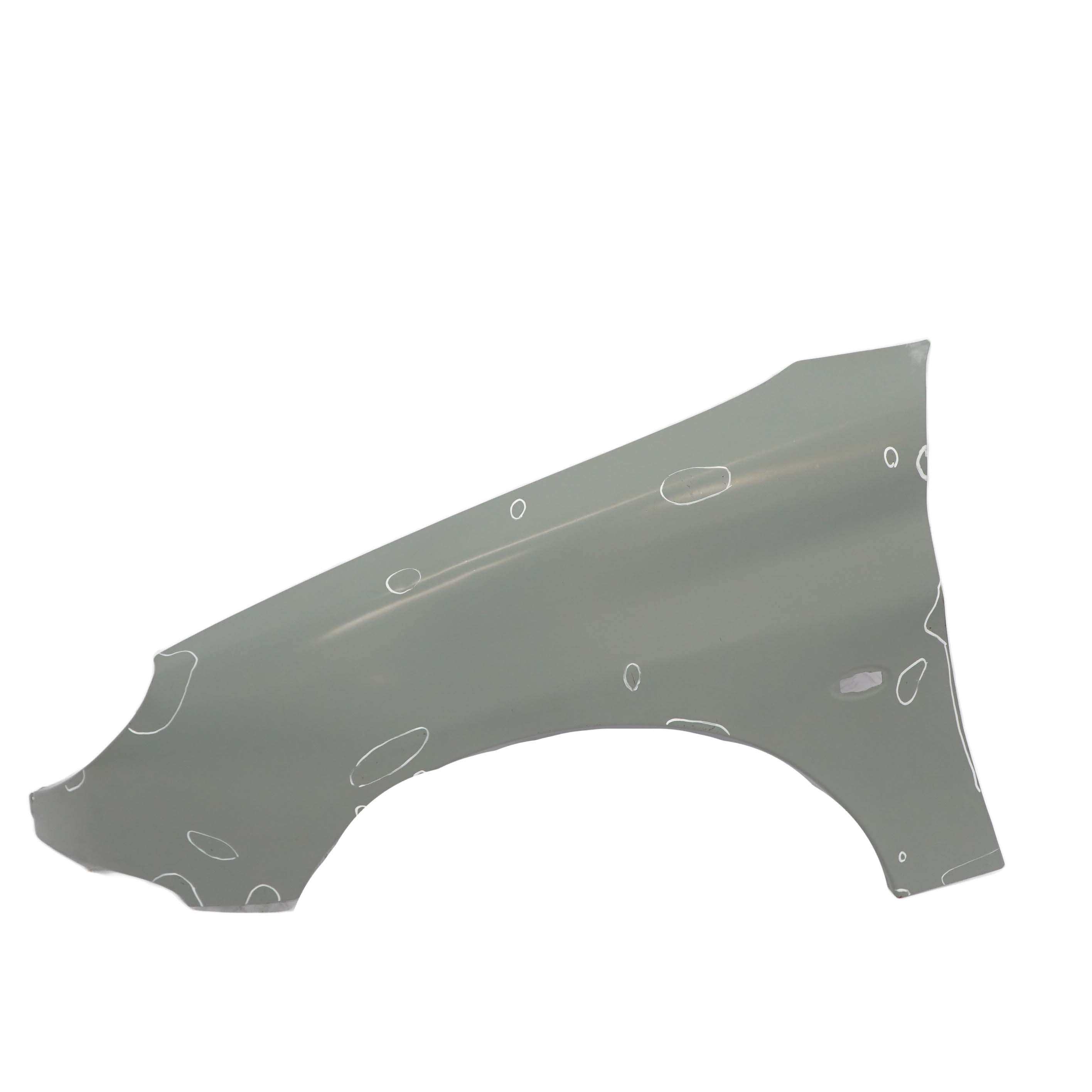 Peugeot 206 Front Left N/S Side Panel Trim Wing Fender Idaho Green Metallic LQA