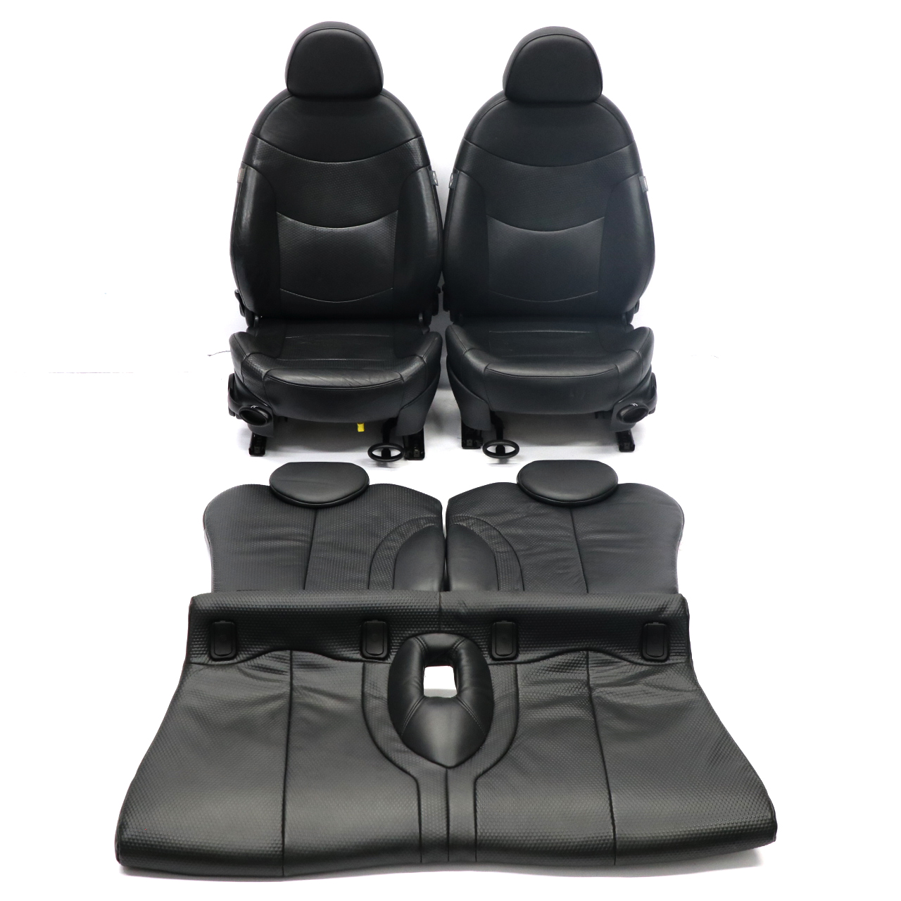 Mini R50 R53 Sitze Sport Voll Leder Panther Schwarz Innensitze Sitz