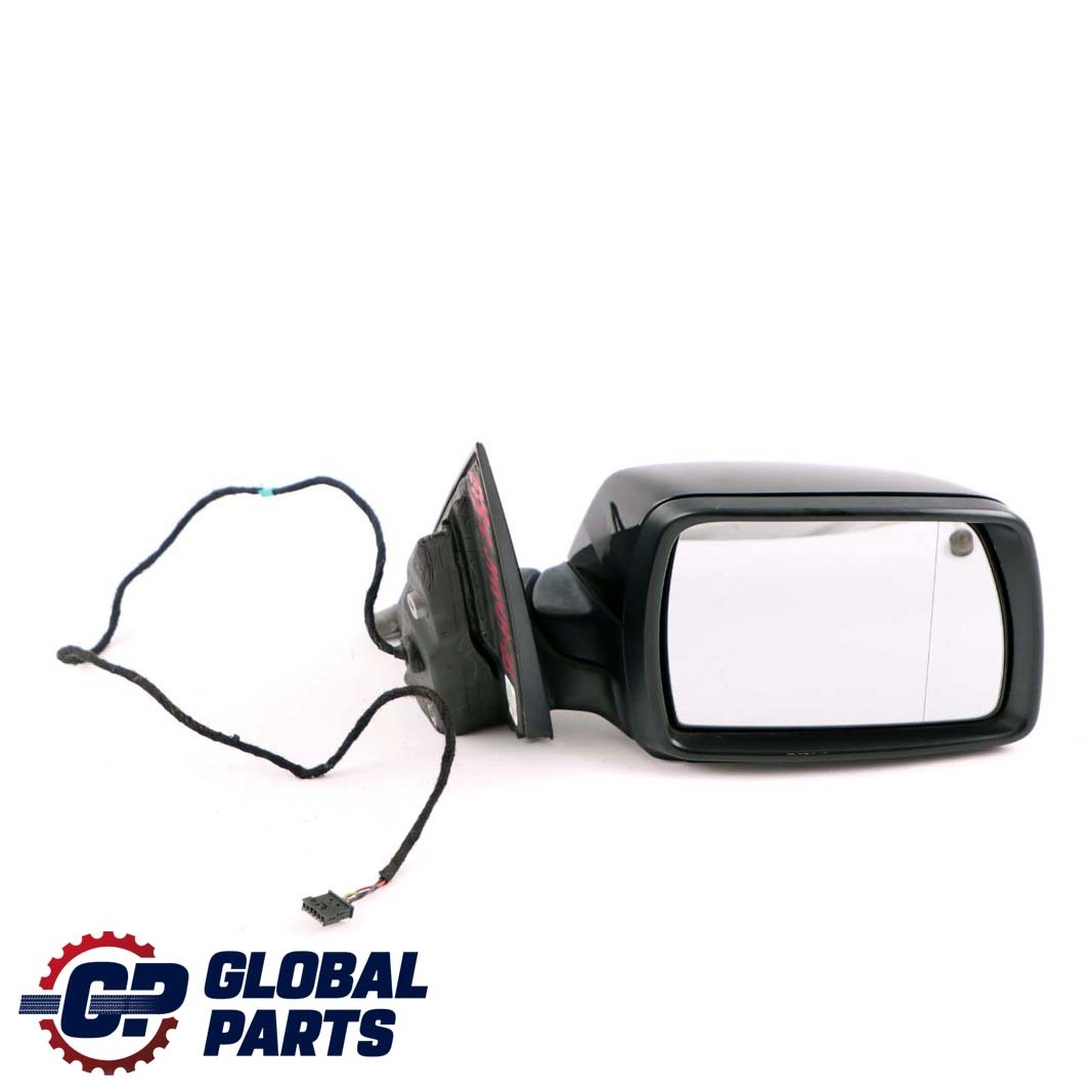 BMW X3 Series E83 Heated Right Door Wing Mirror O/S Black Sapphire Metallic 475