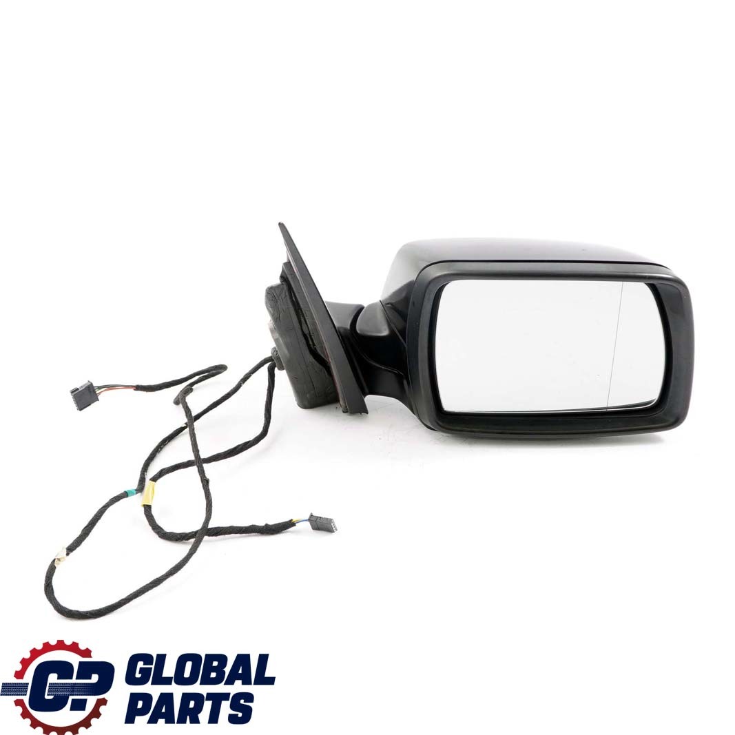 BMW X3 E83 LCI 1 Heated Right Door Wing Mirror O/S Black Sapphire Metallic 475