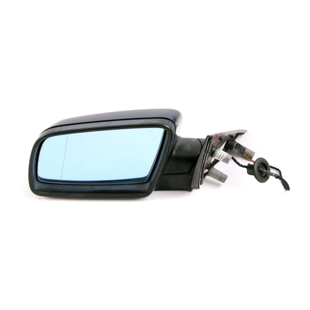 BMW 5 Series E60 E61 LCI Heated Left Wing Mirror N/S Tiefseeblau Deep Sea Blue