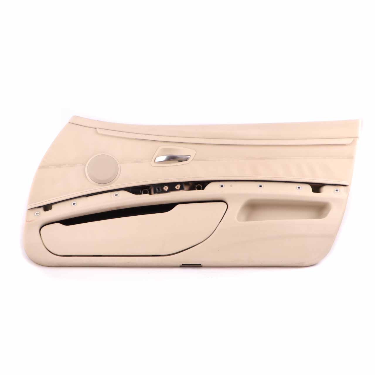 BMW E92 E93 Front Right O/S Door Card Lining Leather Cream Beige 7219048