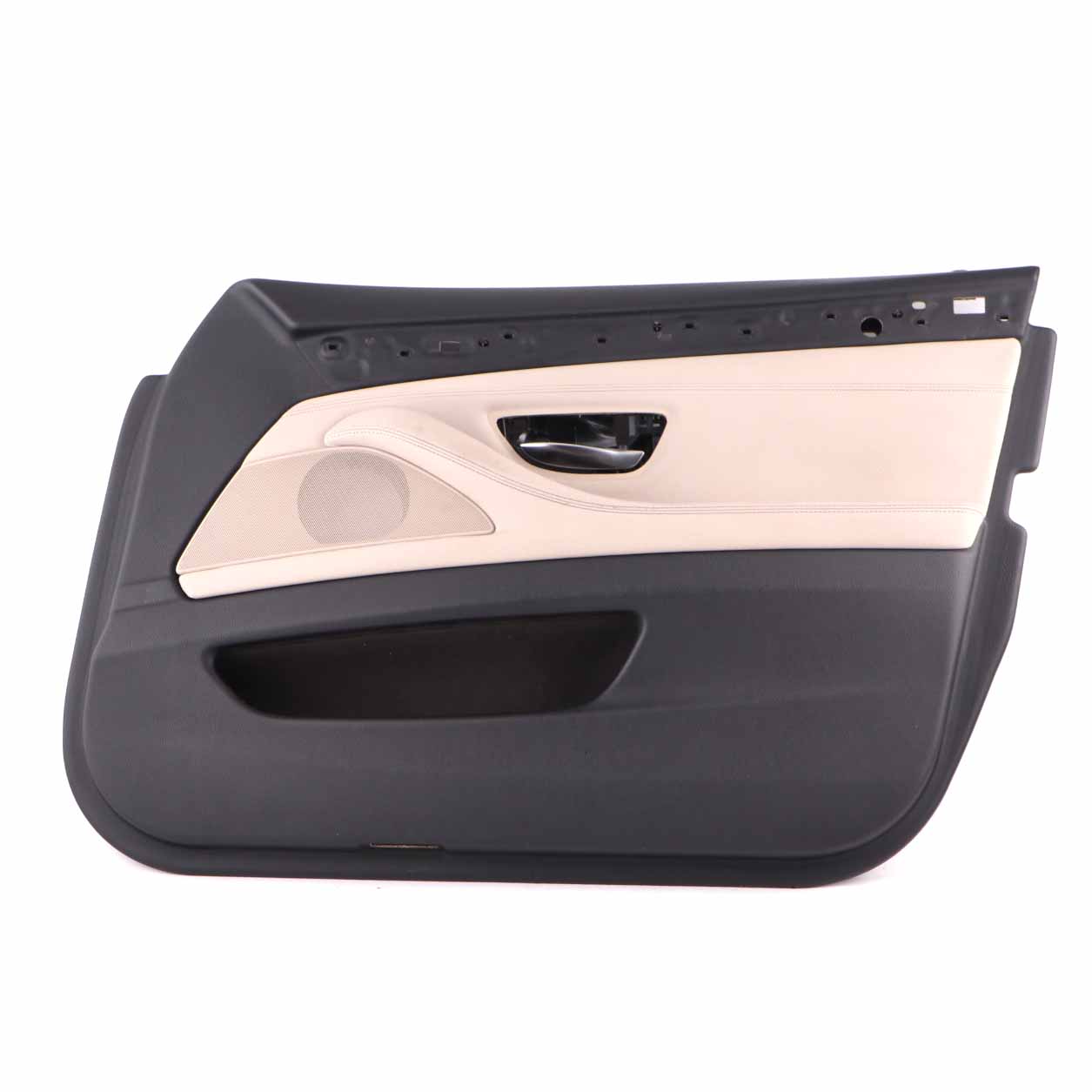 BMW F10 F11 Front Right O/S Door Card Lining Panel Leather Oyster