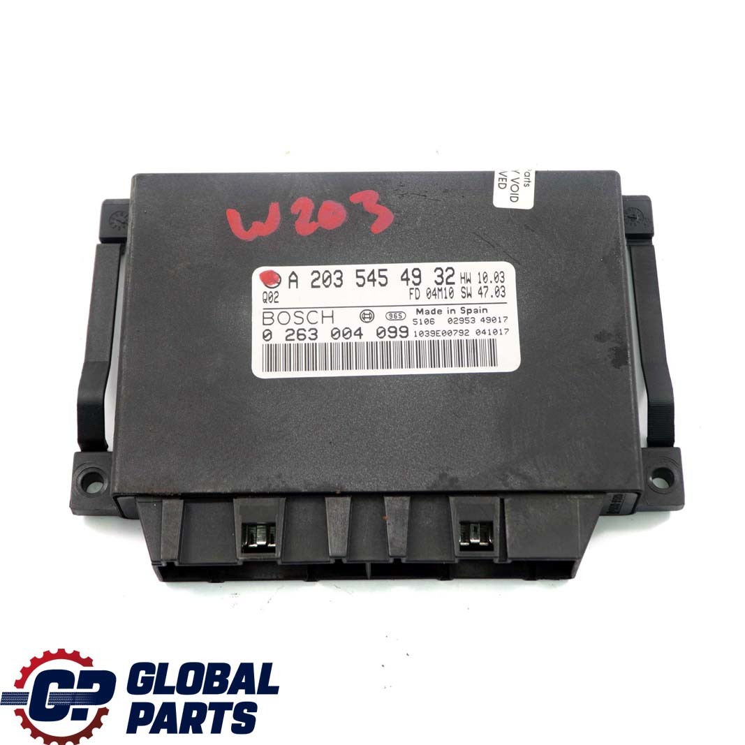 Mercedes W203 C209 Parktronic Control Unit Module A2035454932