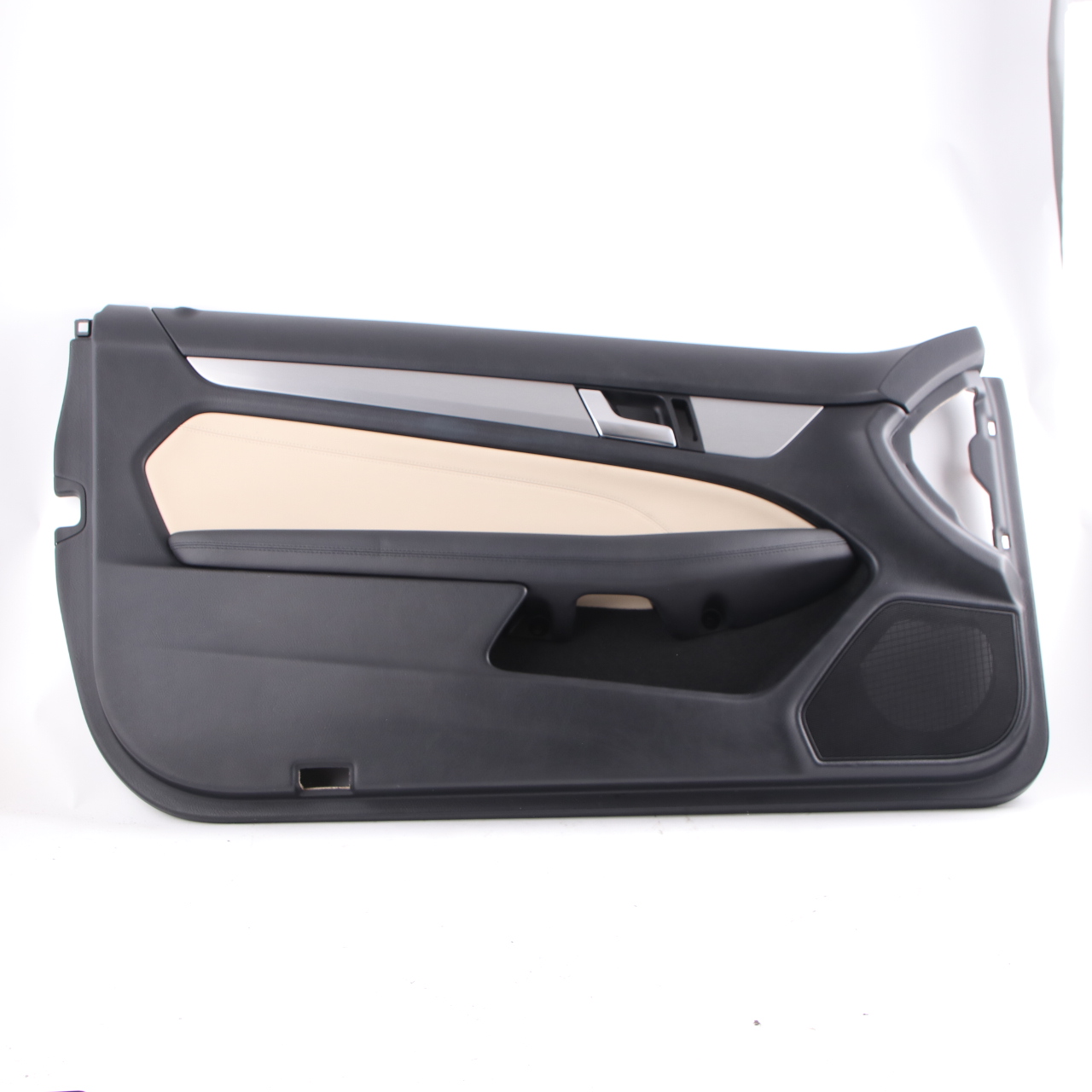 Mercedes C204 Door Card Front Left N/S Trim Panel Cover Beige Leather