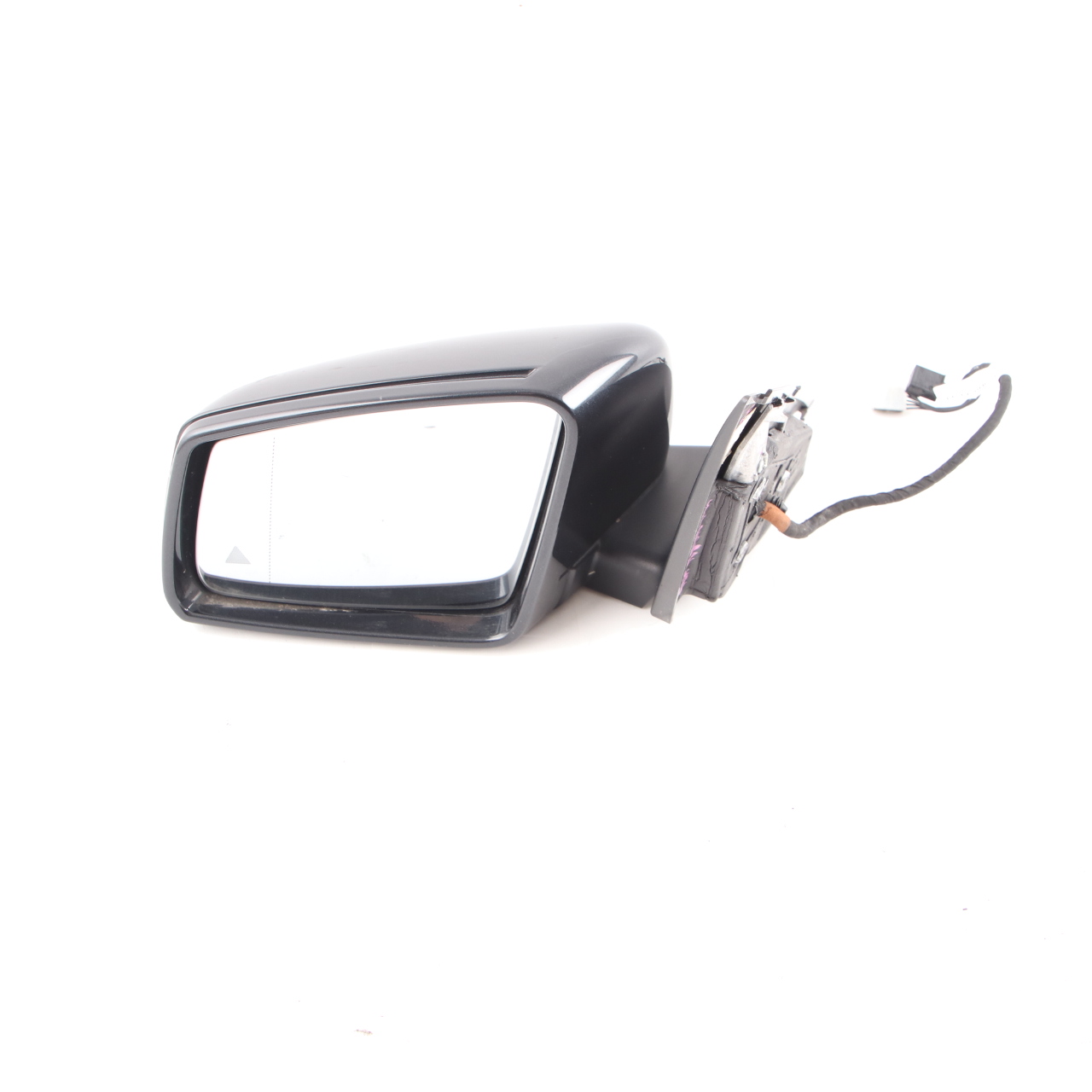 Mercedes W204 Wing Mirror Outside Power Fold Door Left N/S Magnetite Black - 183