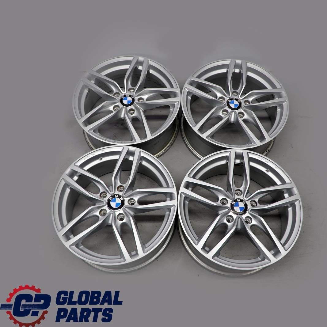 BMW Silber Komplett Set 4x Alu Felge Felgen Alufelge 17" 7,5J VIA