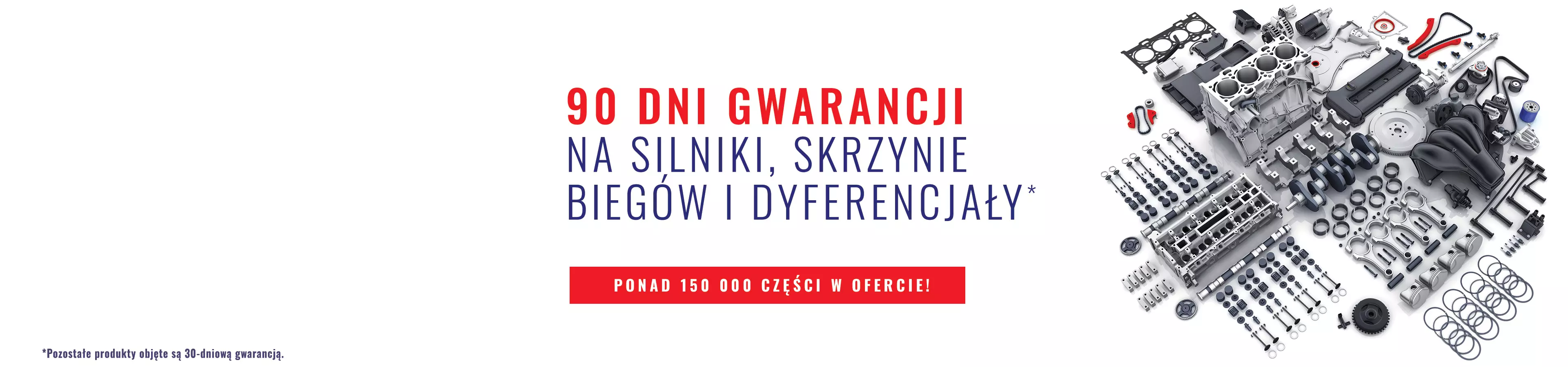 90 dni gwarancji na silniki, skrzynie biegów i dyferencjały – ponad 150 000 części samochodowych w ofercie Global Parts