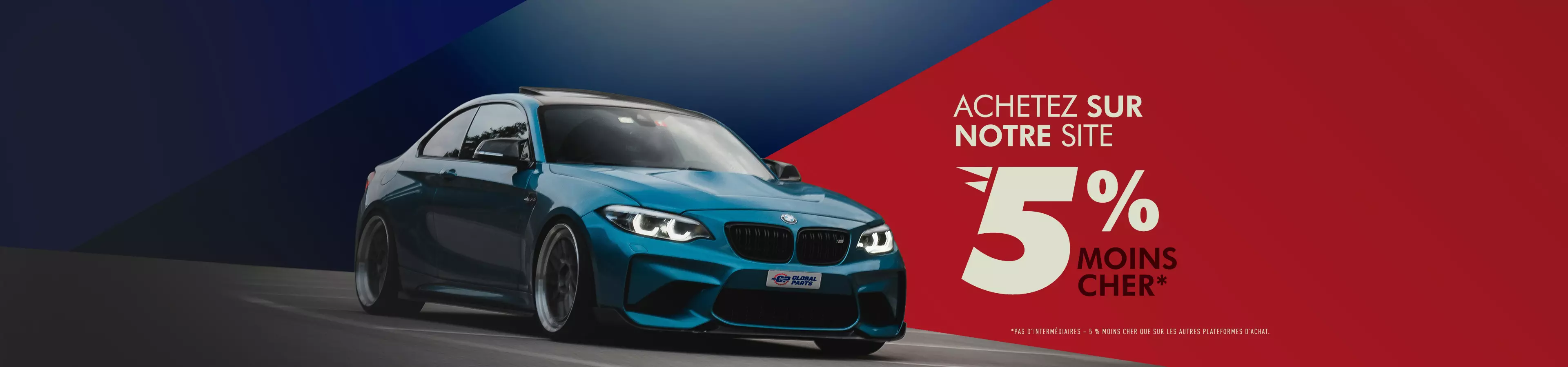 Magasin automobile Global Parts – achetez vos pièces auto sur notre site 5 % moins cher que sur les plateformes d’achat – sans intermédiaires.