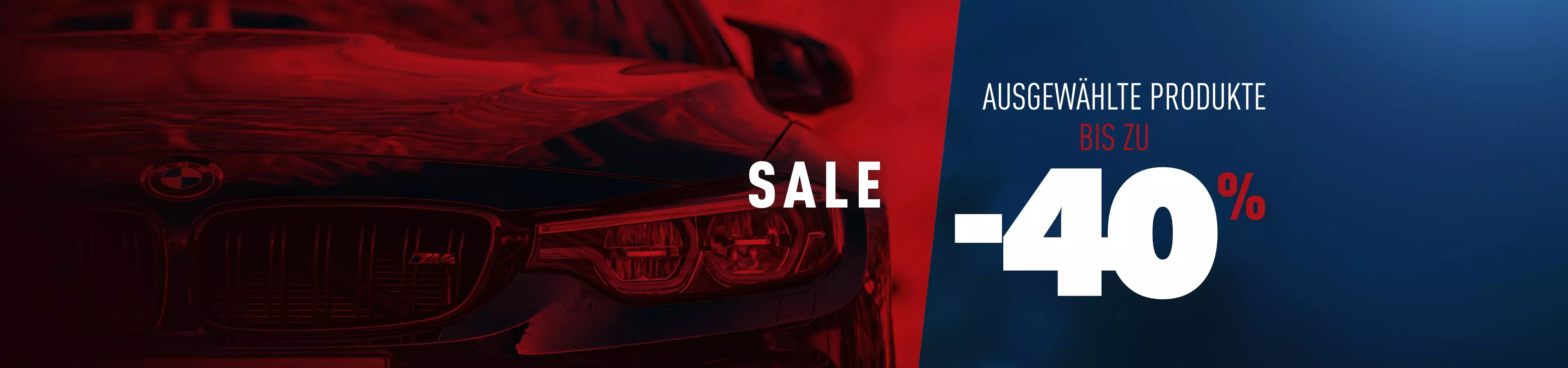 Autoteile-Shop Global Parts – Banner „SALE”: ausgewählte Produkte bis zu -40%