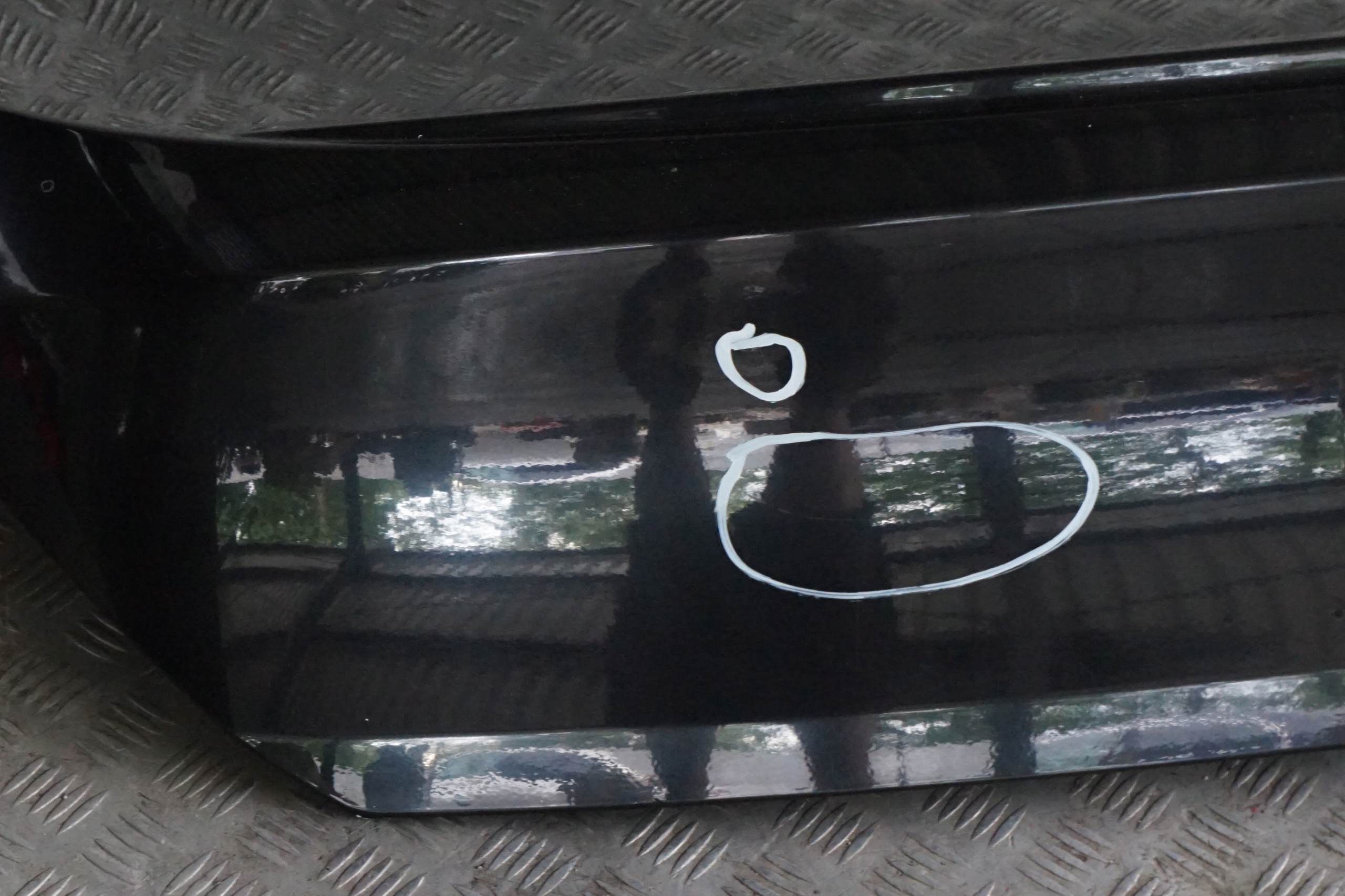 BMW 6 Series E63 Coupe Trunk Boot Lid Tailgate Black Sapphire Metallic - 475