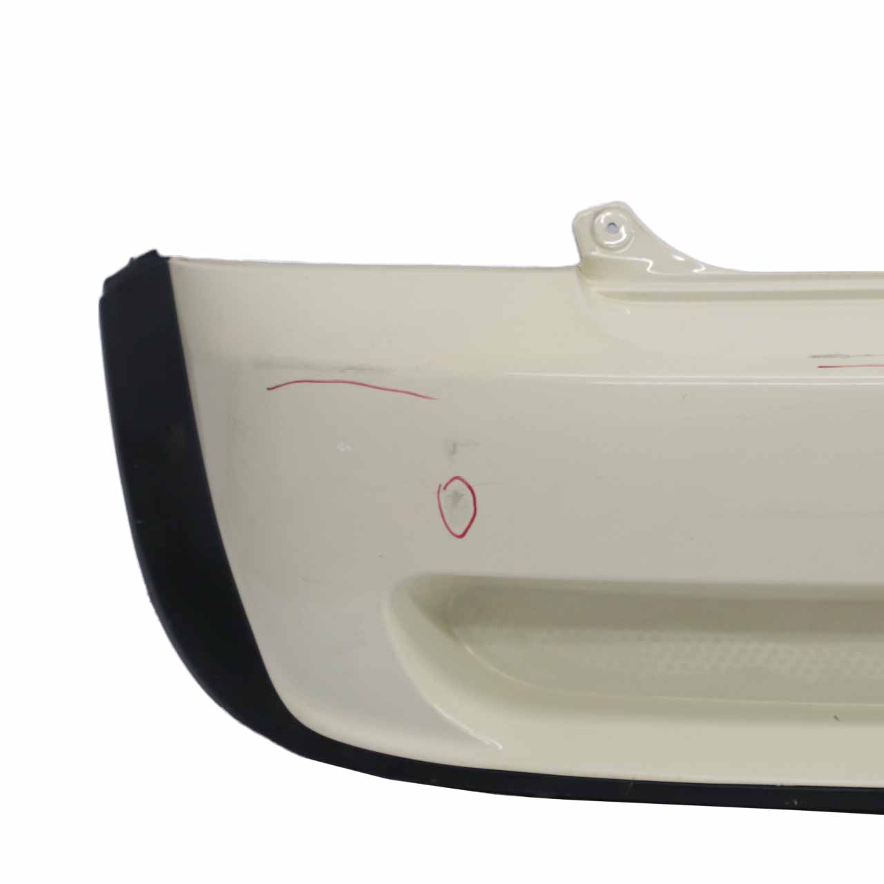 Mini R50 Rear Bumper JCW Aerokit Trim Panel Cover Pepper White - 850