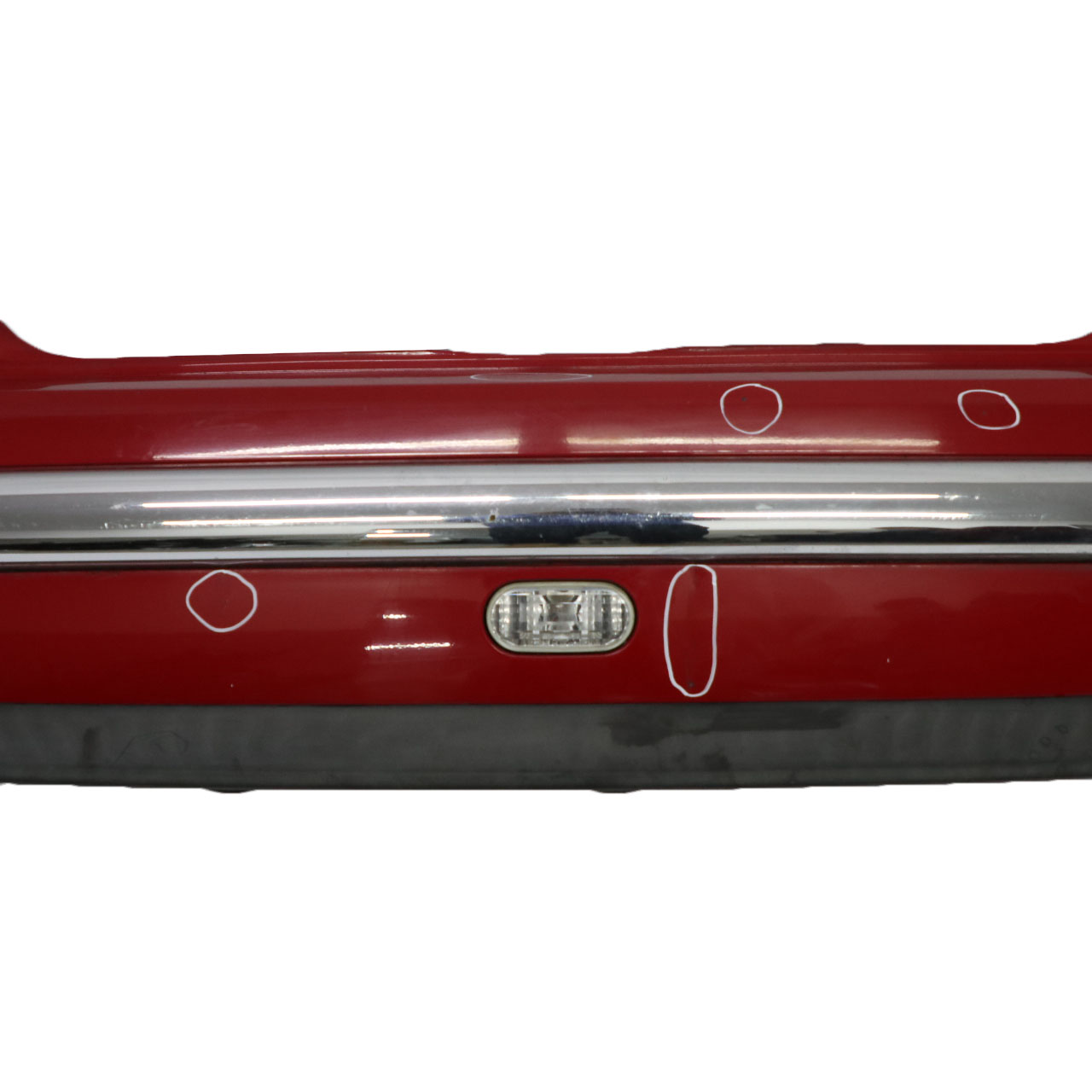 Mini R50 Rear Bumper Trim Panel Covering Chili Red - 851