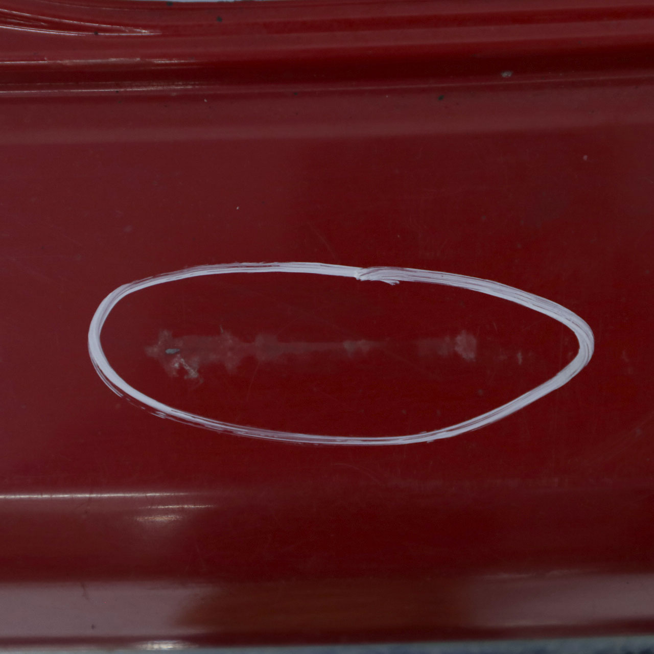 Mini R50 Rear Bumper Trim Panel Covering Chili Red - 851